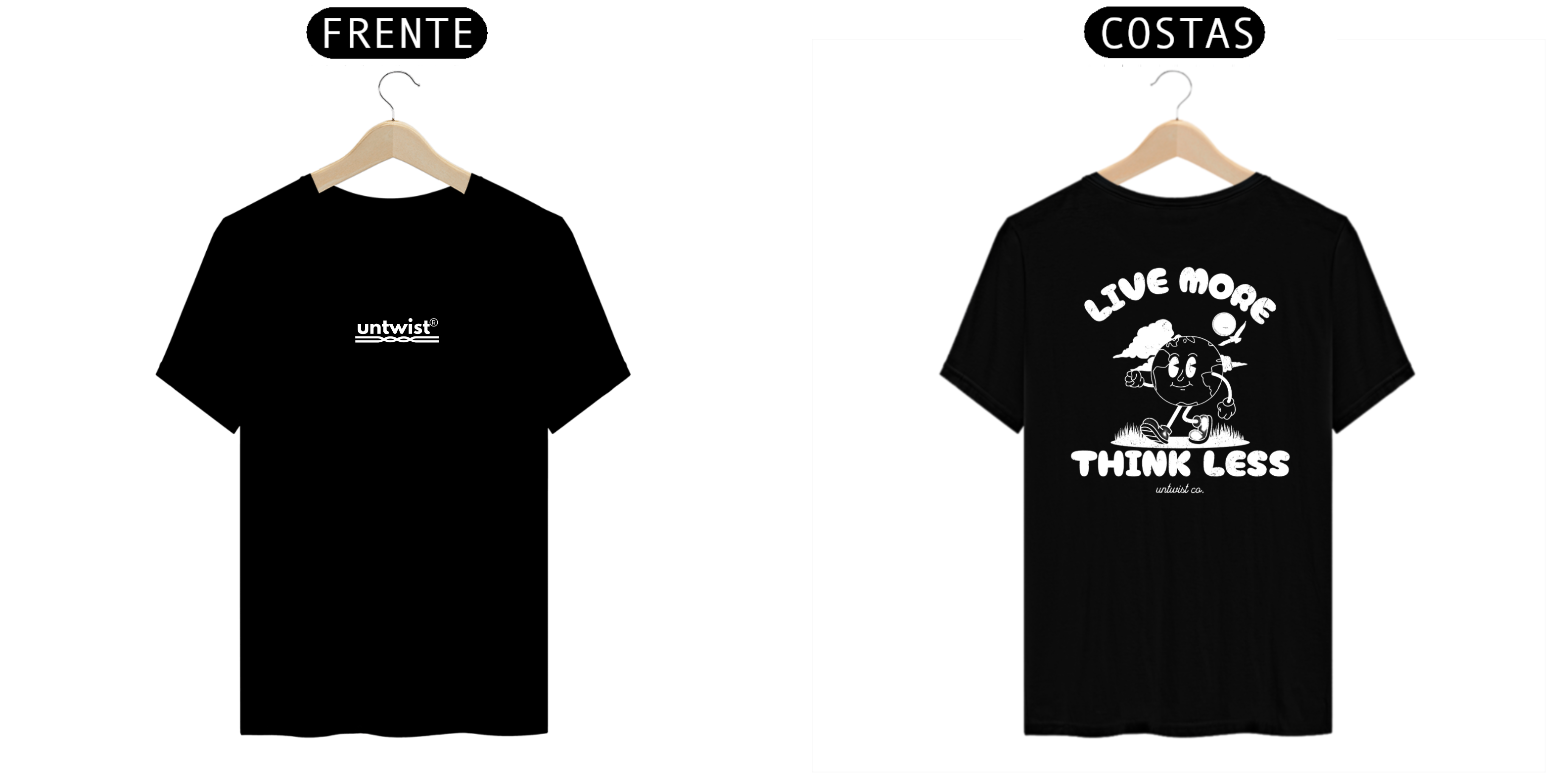 Camiseta Think Less