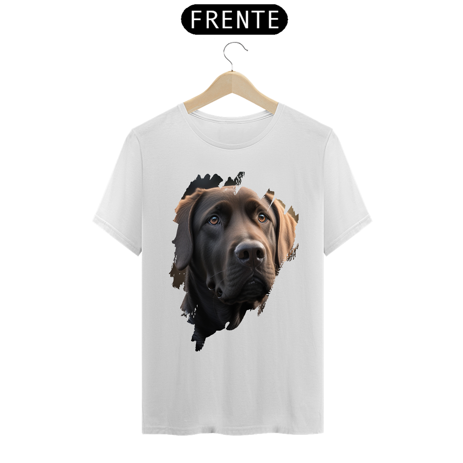 Camiseta - Labrador Marrom