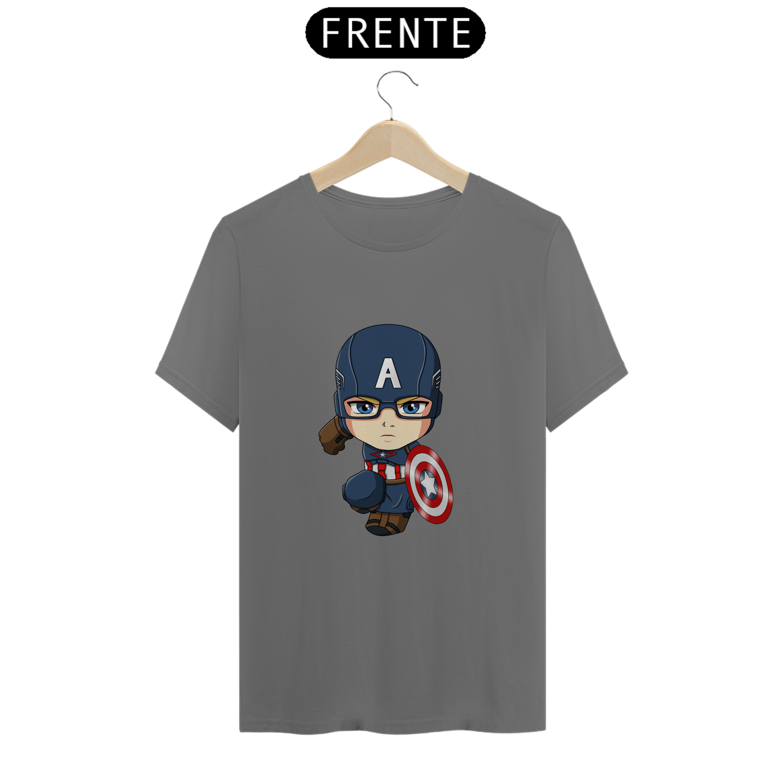 Nome do produto: Camiseta Cute Capitão America