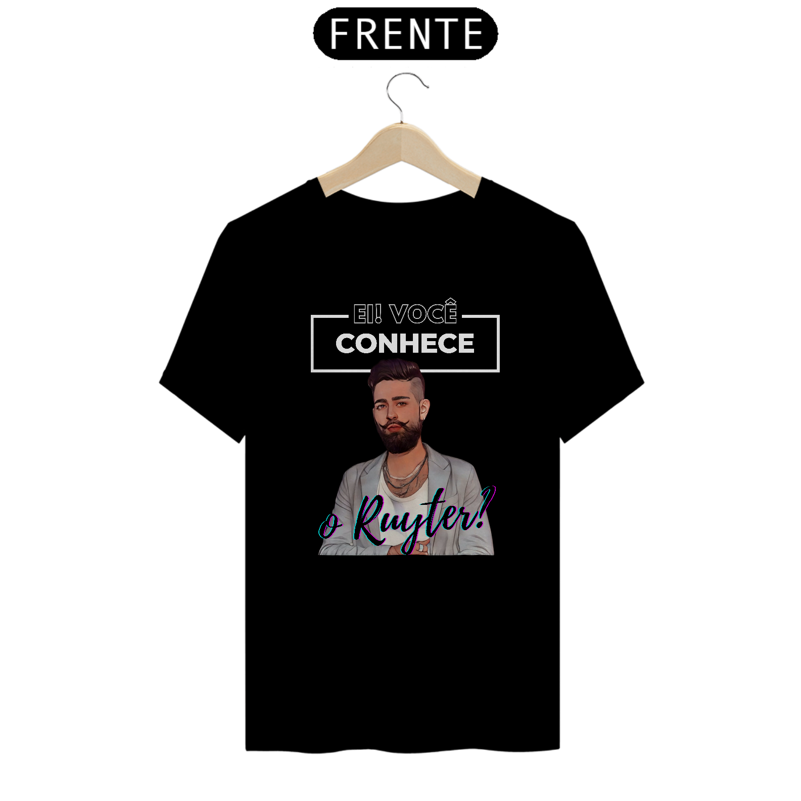 Nome do produto: Camisa Black Você Conhece o Ruyter - Quality