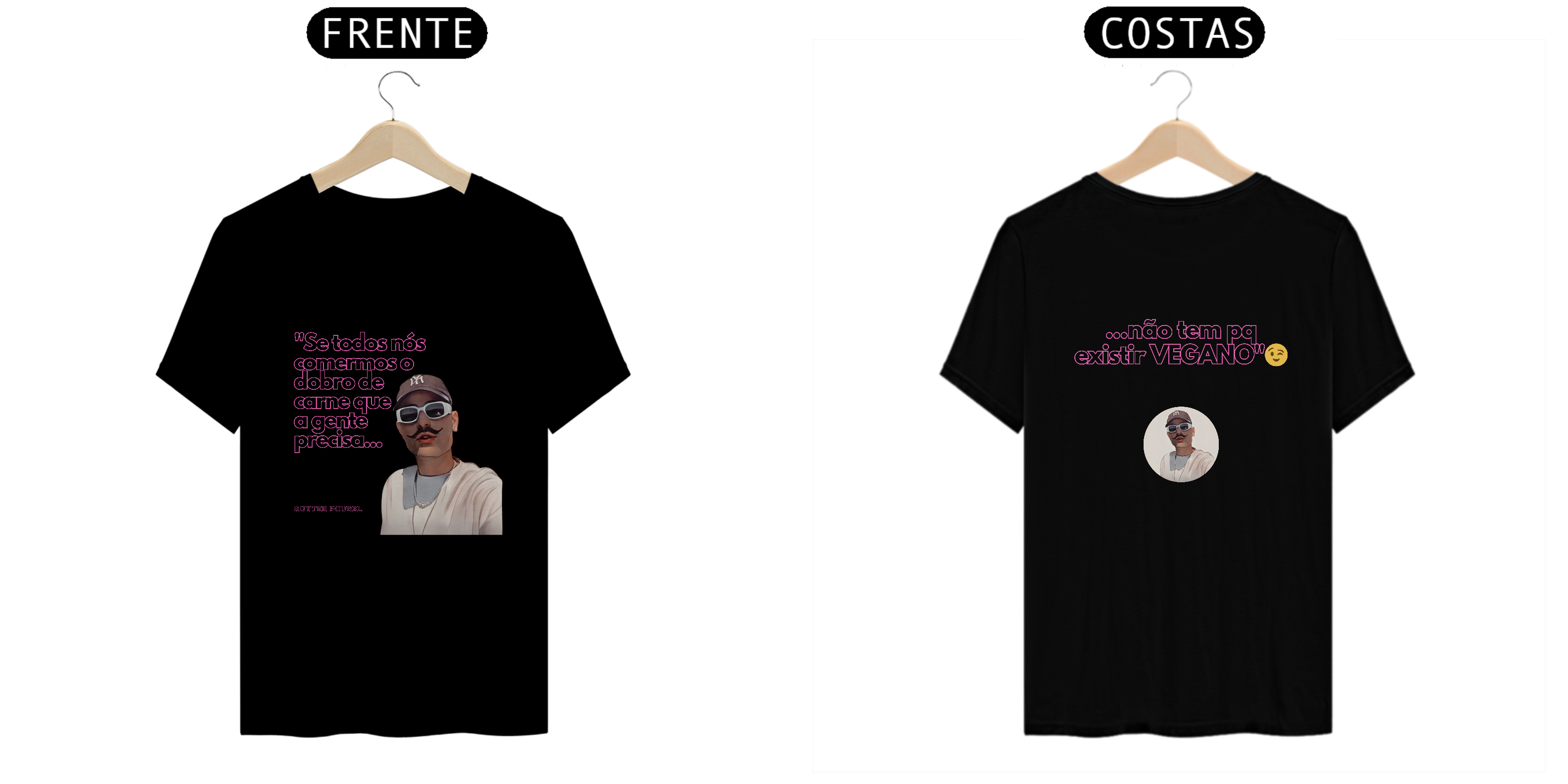 Camisa Vegano - Frente e Verso