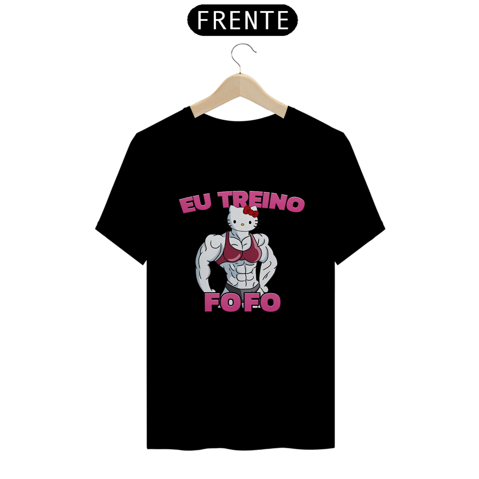 T-Shirt Eu Treino Fofo