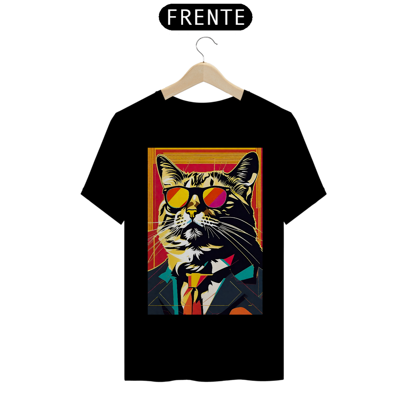T-Shirt Gato Presidente Streetwear