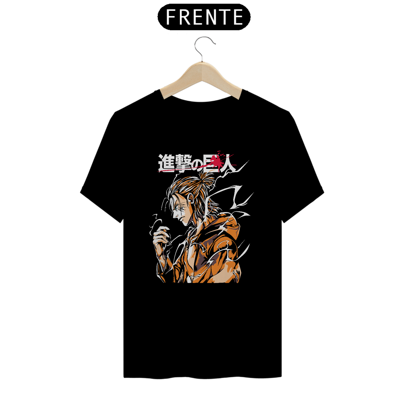 Camiseta attack on titan eren