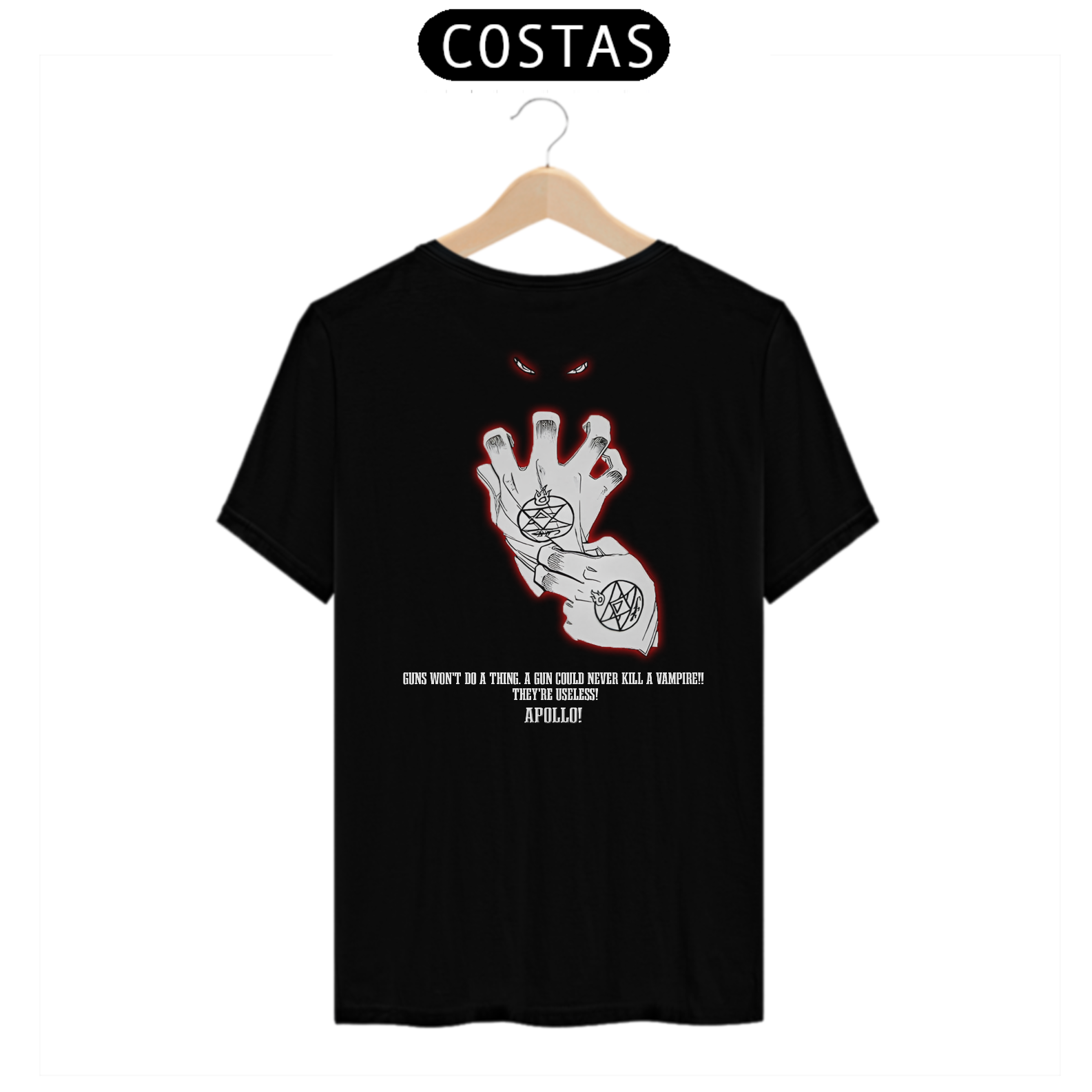 Nome do produto: Camisa Hellsing Alucard 2