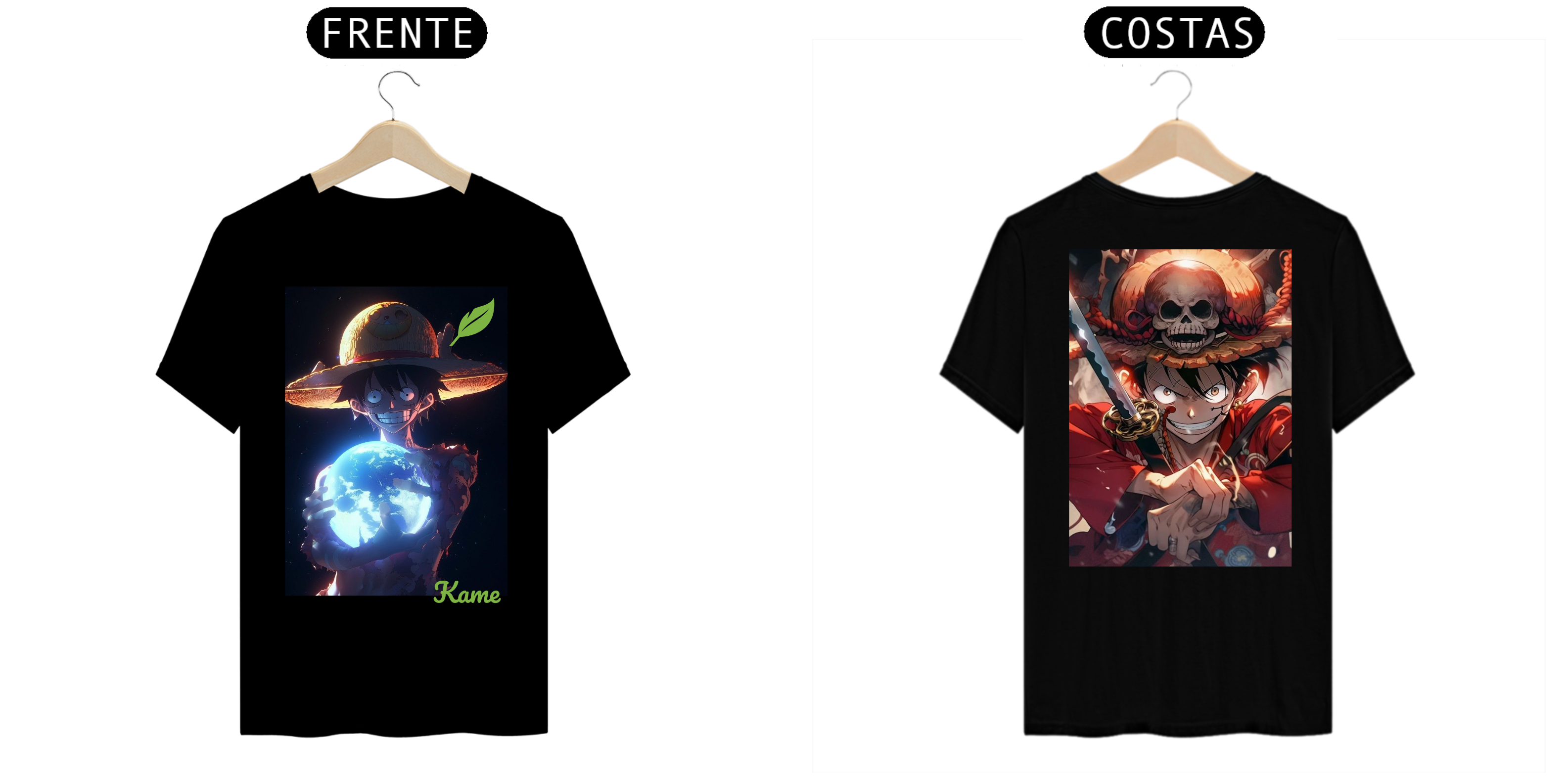 Camiseta do luffy promoção 