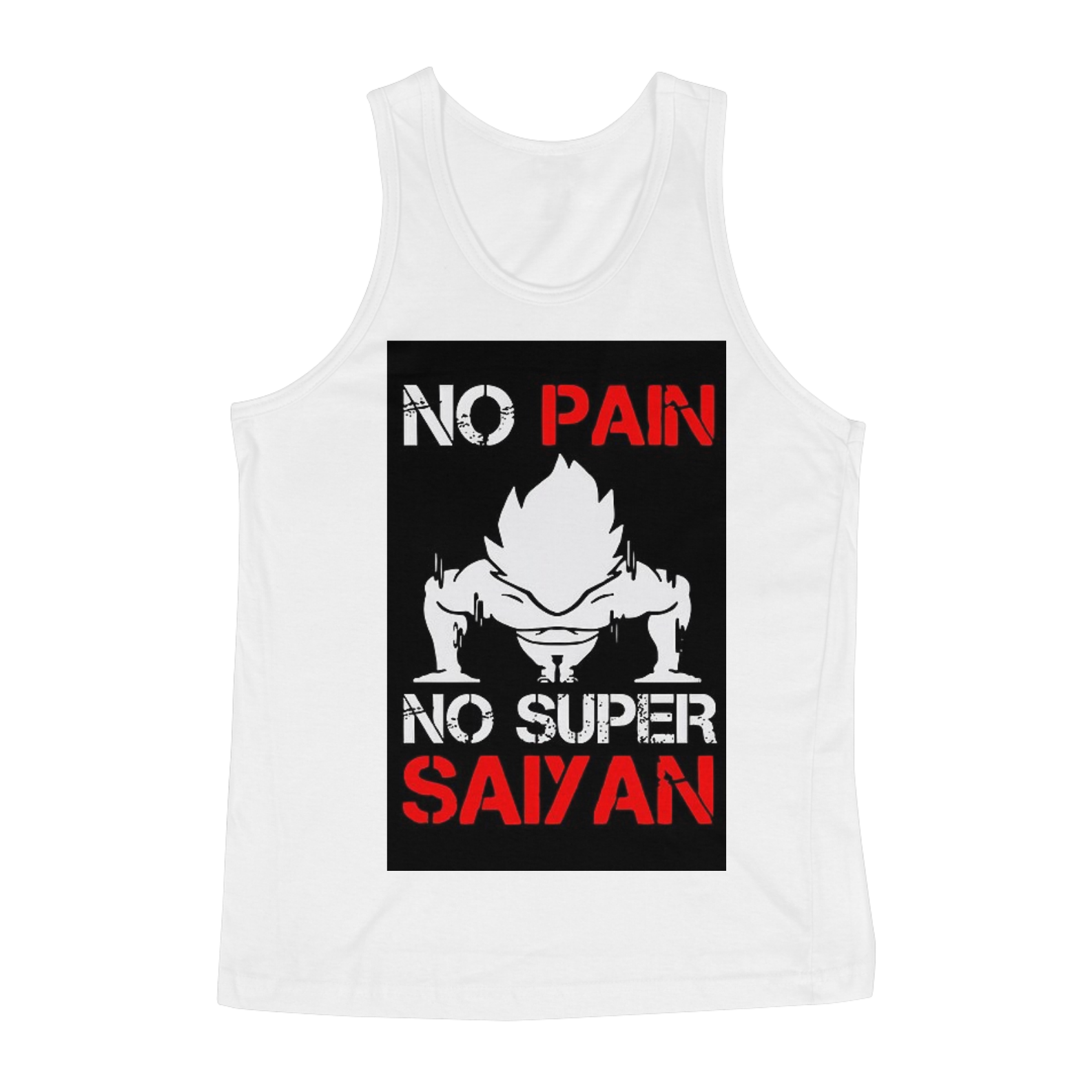 Regata ''NO PAIN, NO SUPER SAIYAN, masculina 