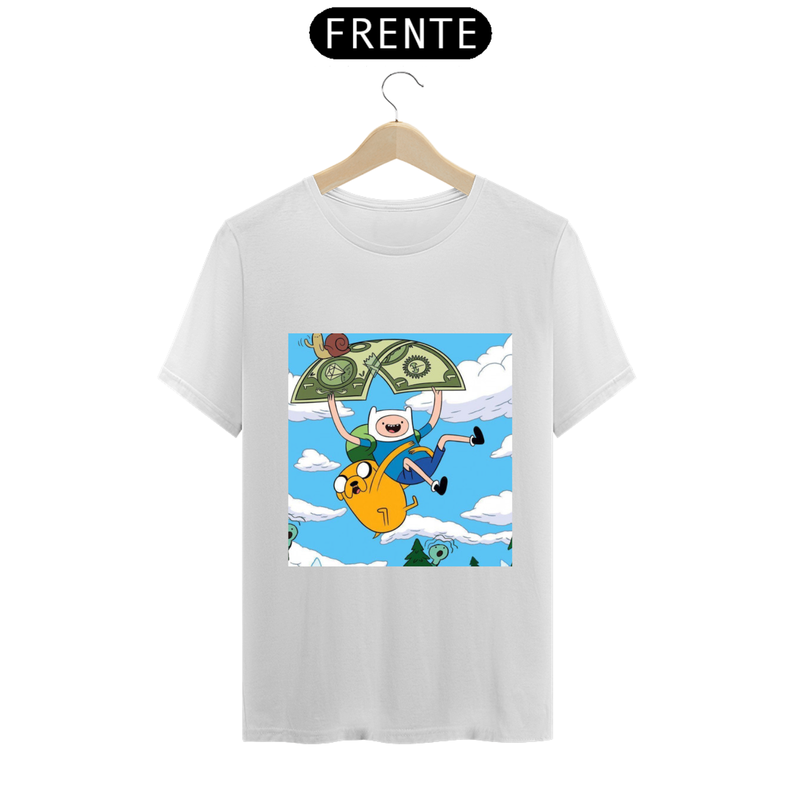 Camiseta Hora de Aventura Jake e Finn