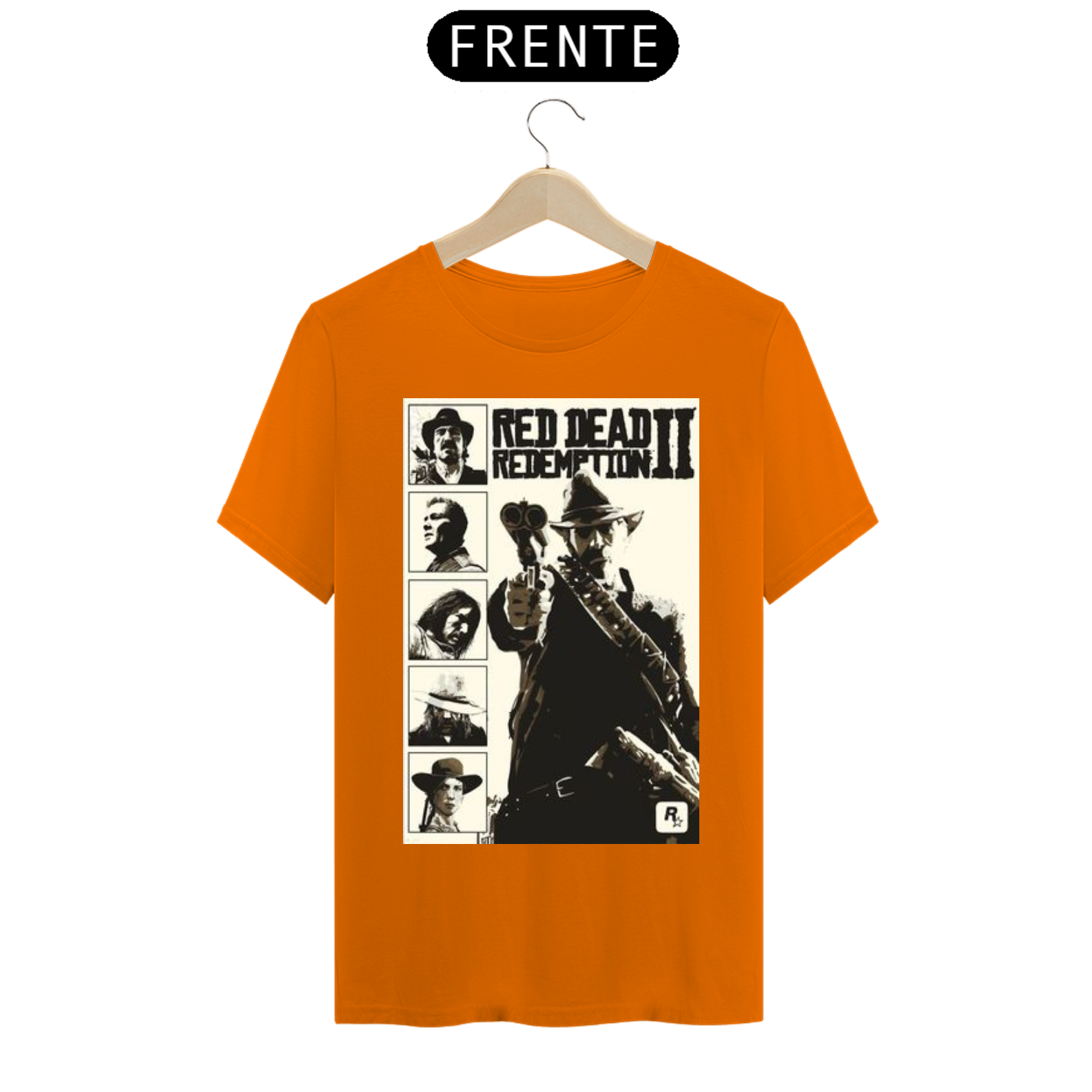 CAMISETA MASCULINA RED DEAD REDEMPTION II
