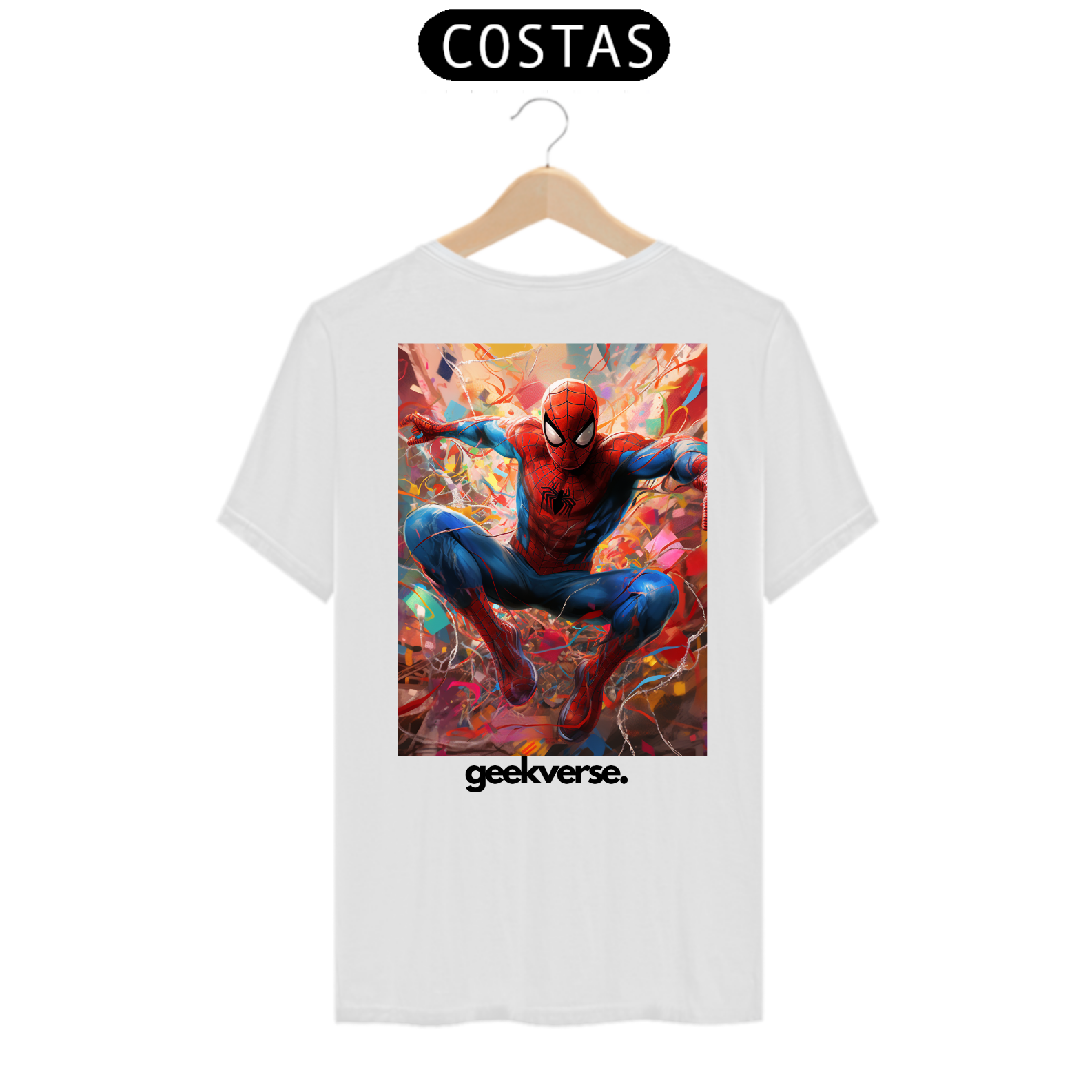 Camiseta Homem aranha geekverse.