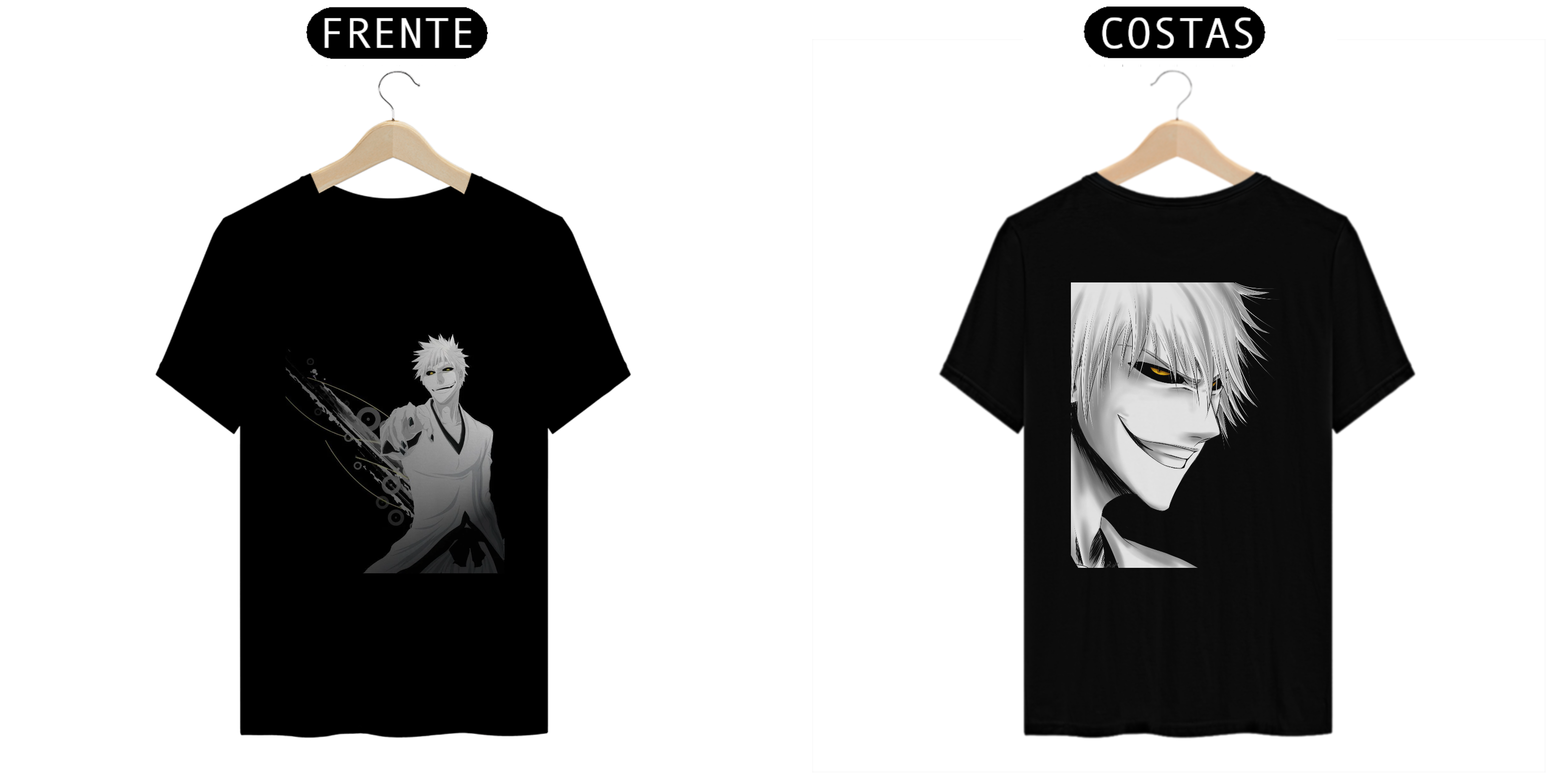 Camisa Ichigo Hollow - Bleach