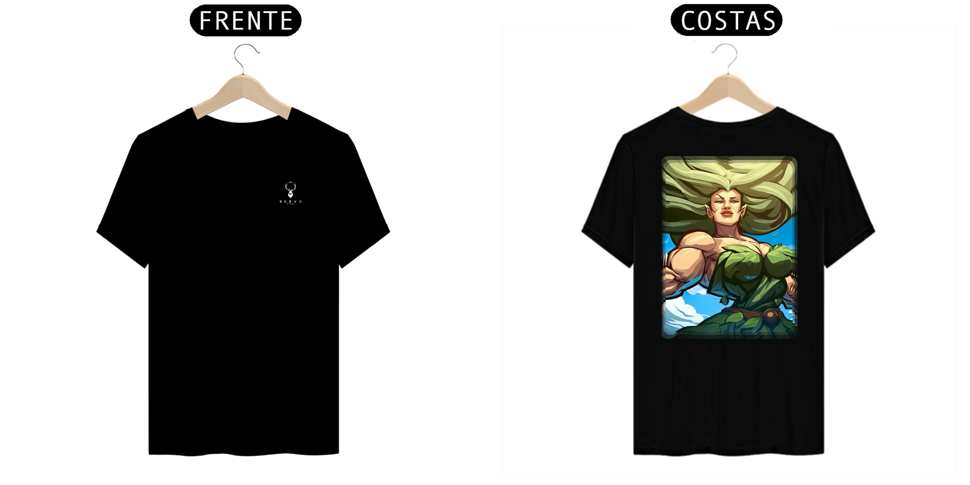 Camiseta Amazona Preta