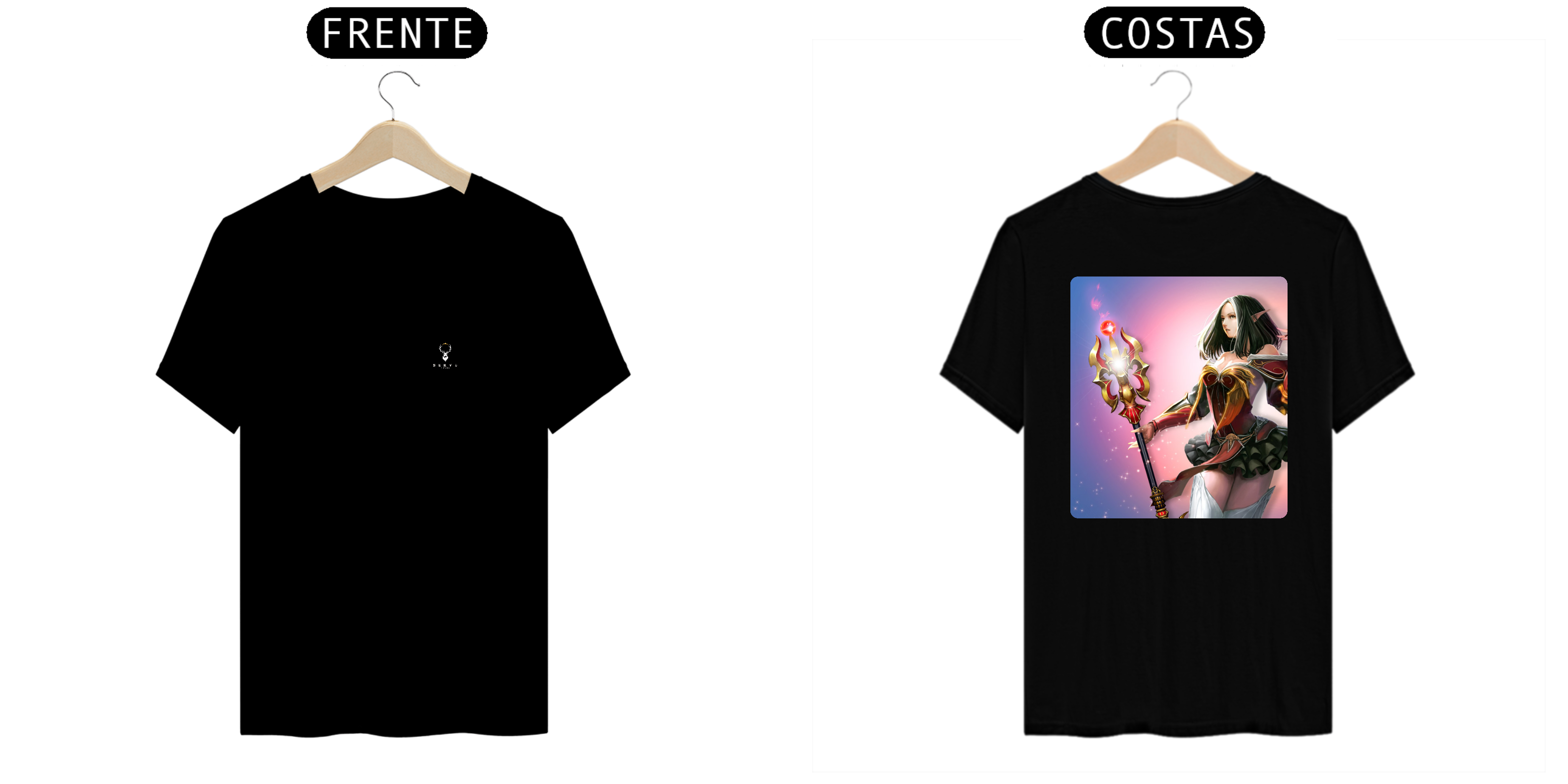 Nome do produto: Camisa Dark Wizard Female (Mu Online)