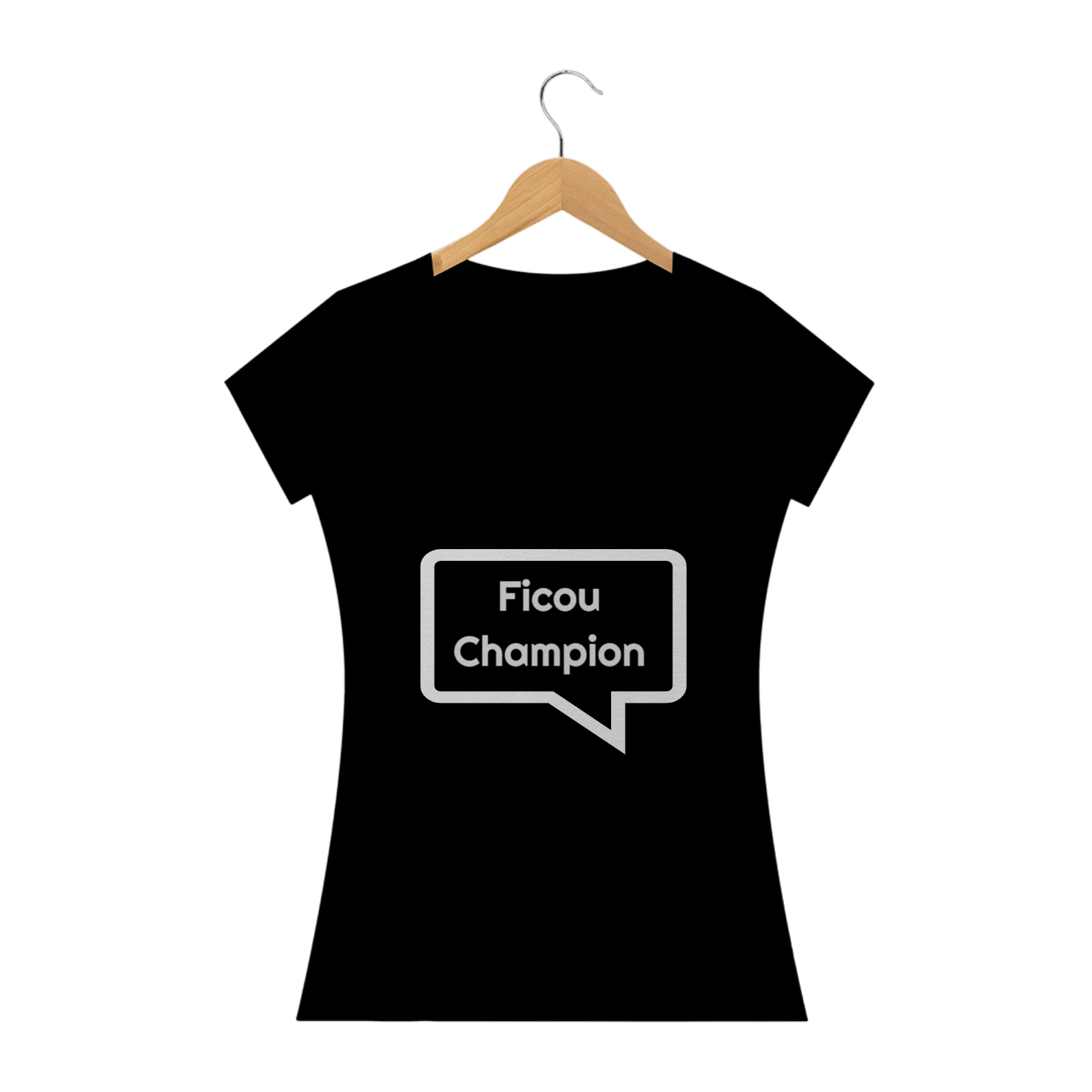 Camiseta Feminina Ficou Champion