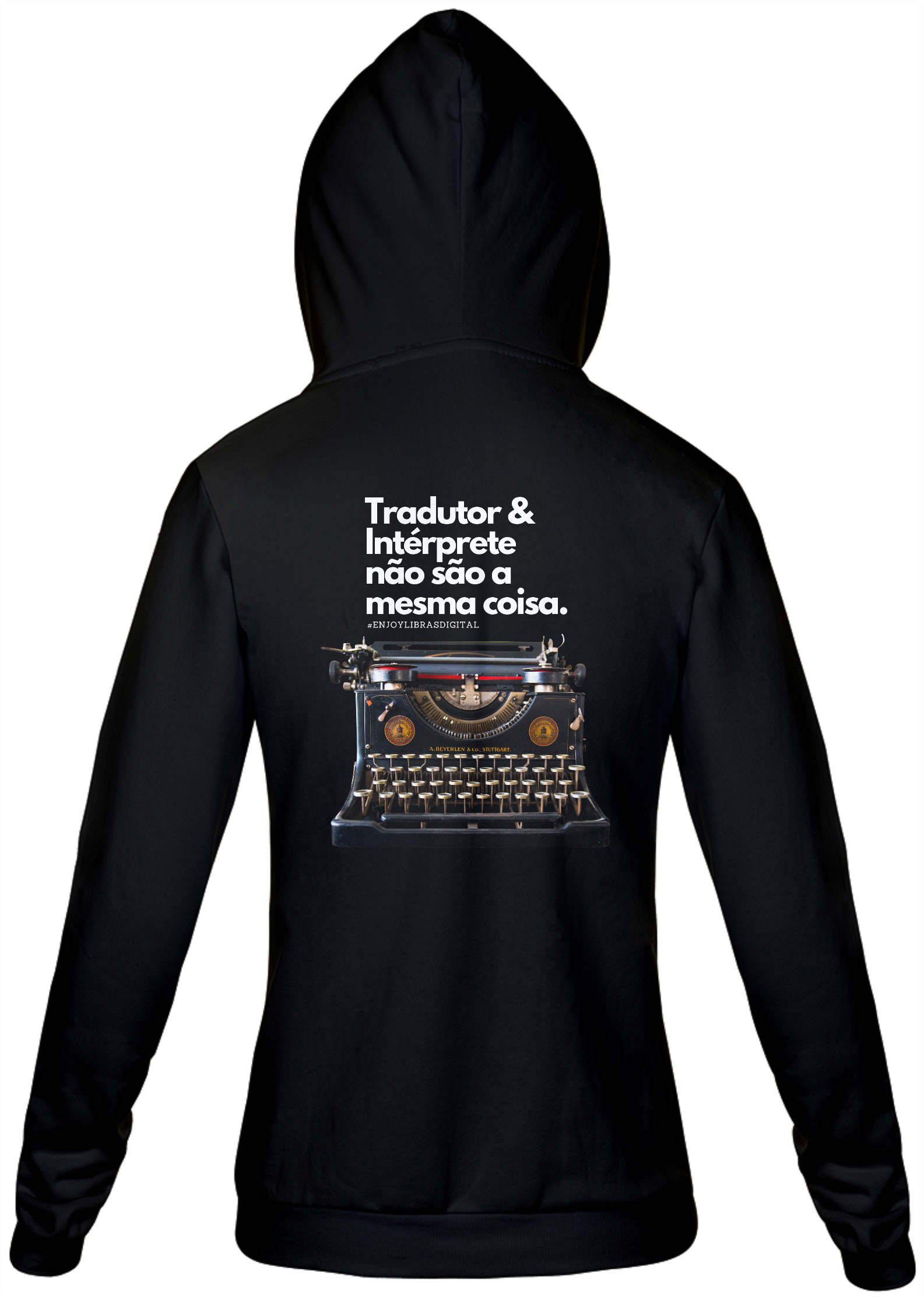 Moletom com Zíper Unissex - Tradutor não é Intérprete