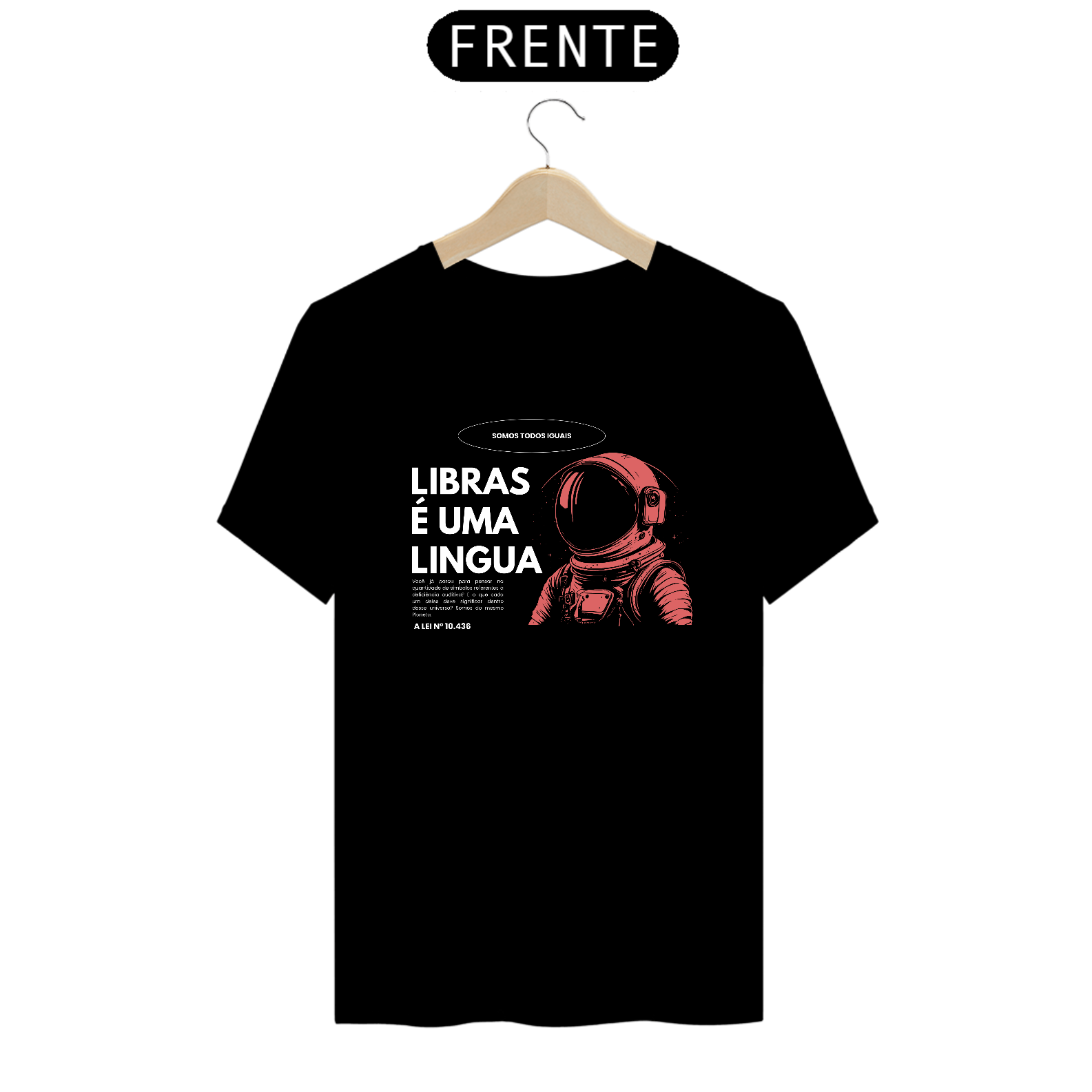 Camiseta Libras é uma Língua