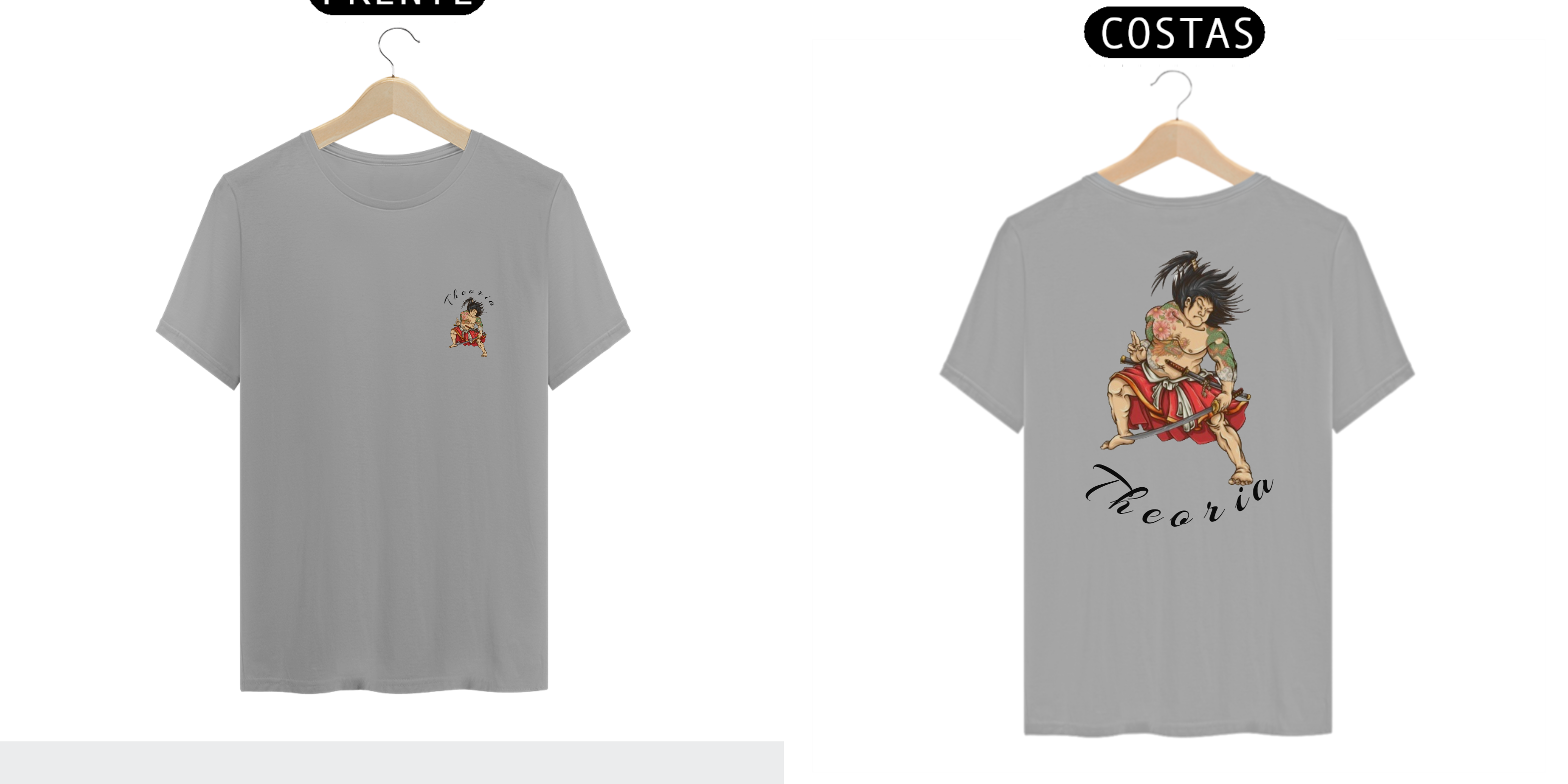 Estampa Samurai Old School