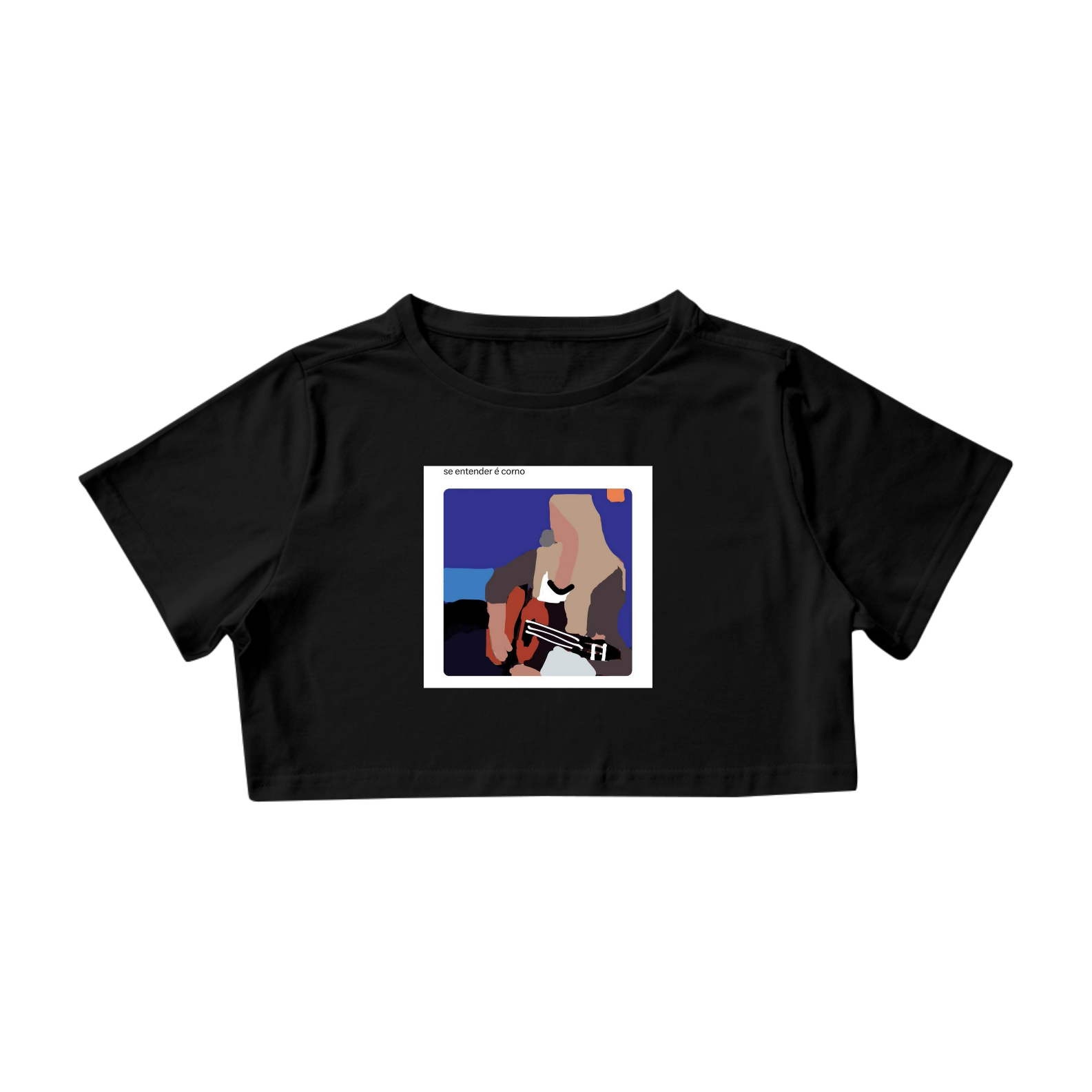 Camisa Cropped com Estampa Exclusiva da Marília Mendonça