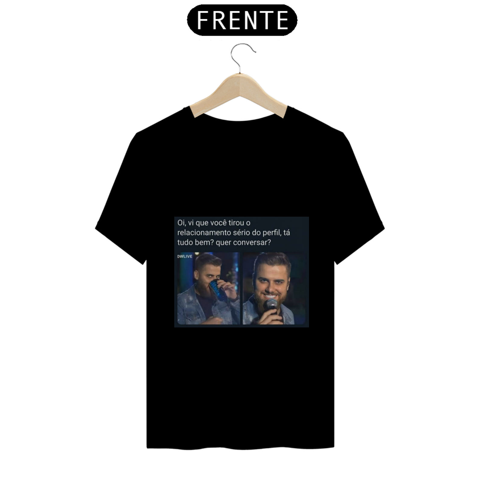 T-shirt Quality Exclusivo com Estampa do Meme do Zé Neto