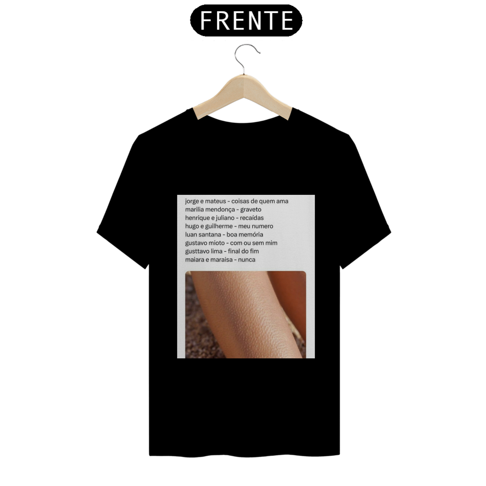 T-shirt Quality com Estampa de Meme Sertanejo
