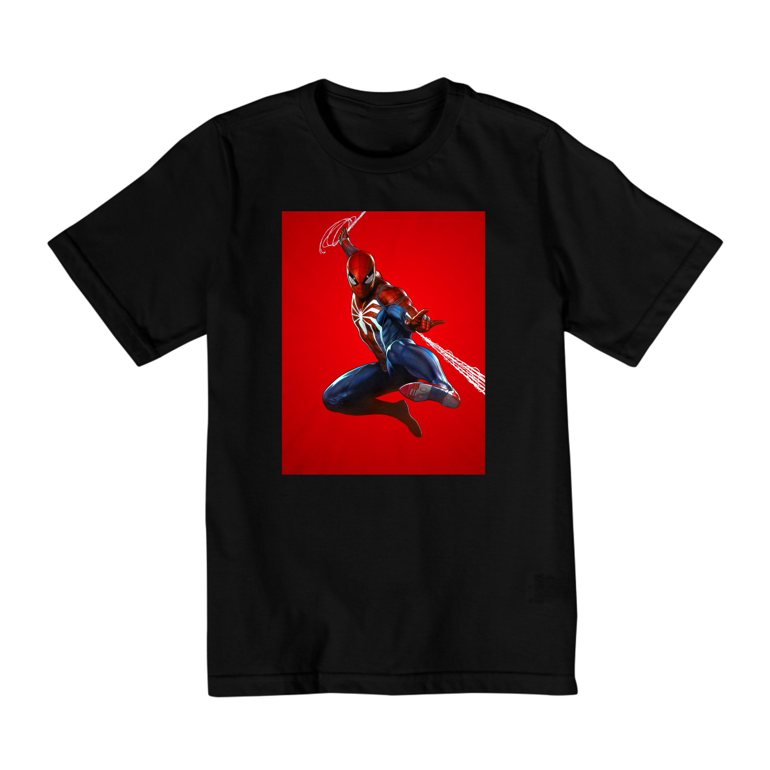 Camiseta infantil homem aranha