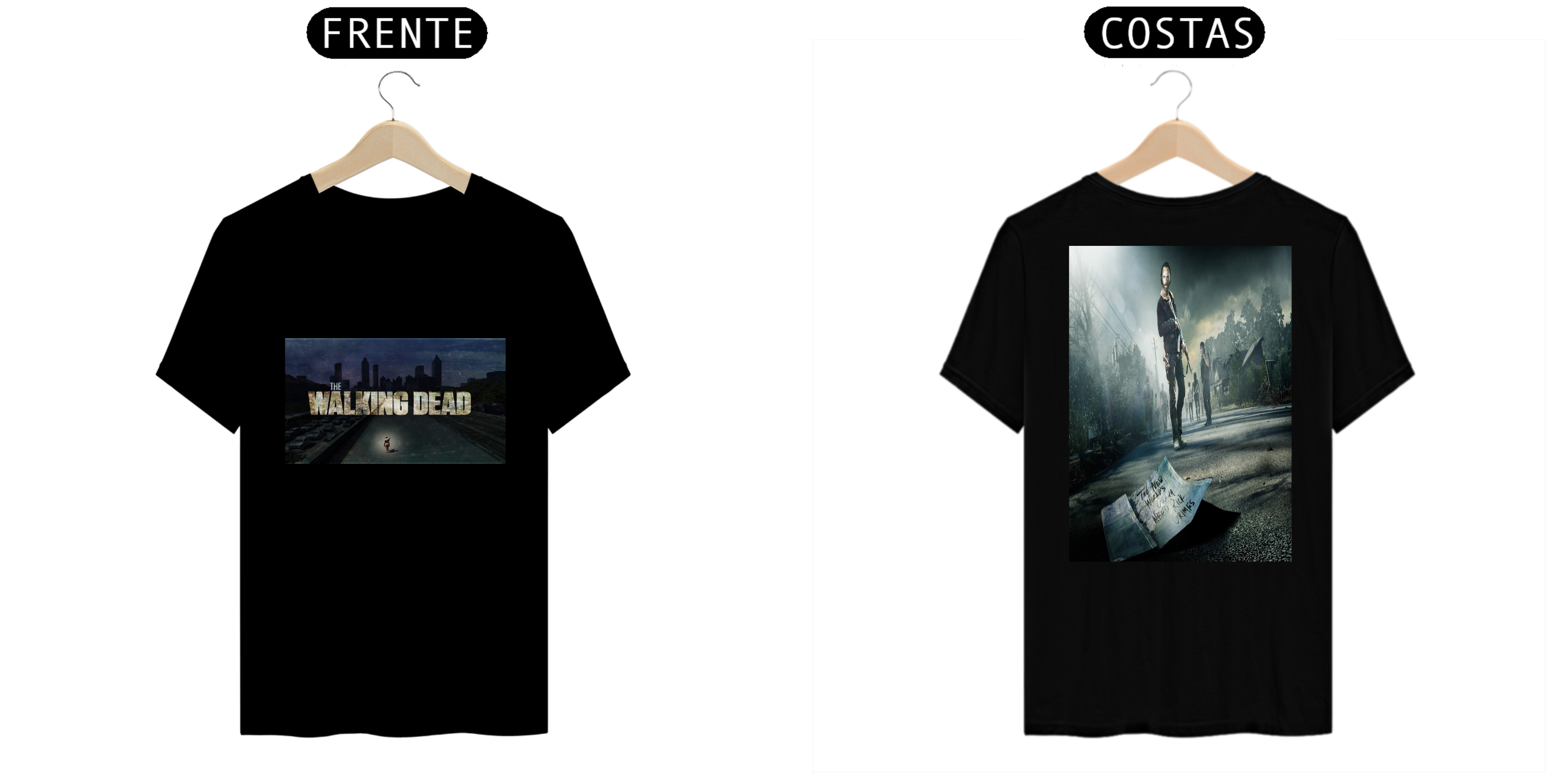 Camisa the walking dead 