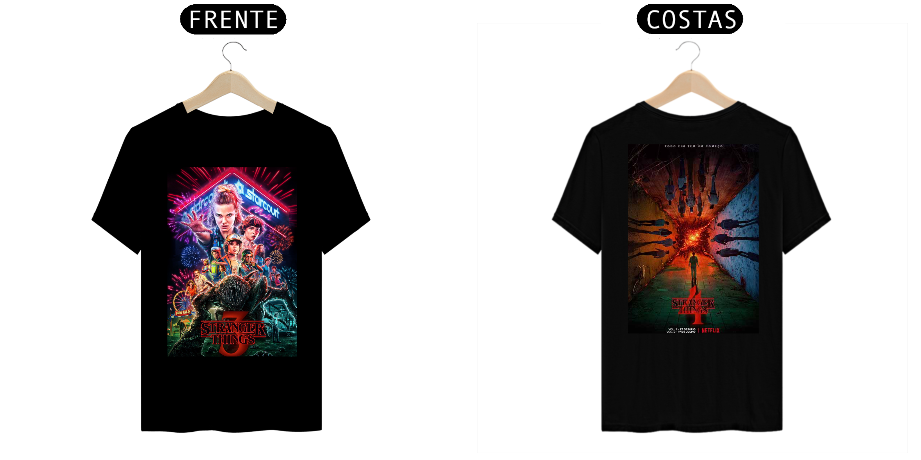 Camisa stranger things