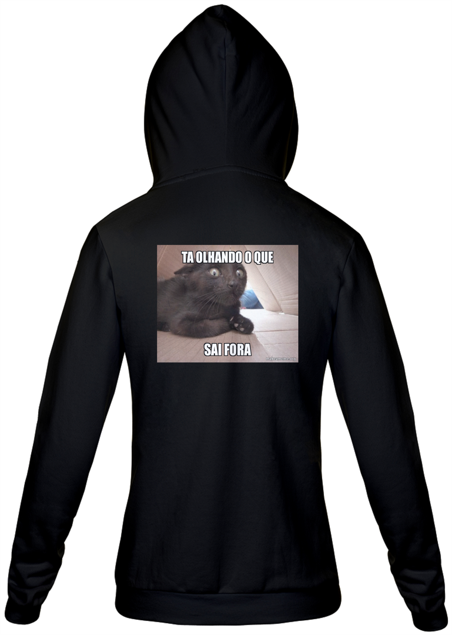 Casaco - Figura nas costas - Ta olhando o que!