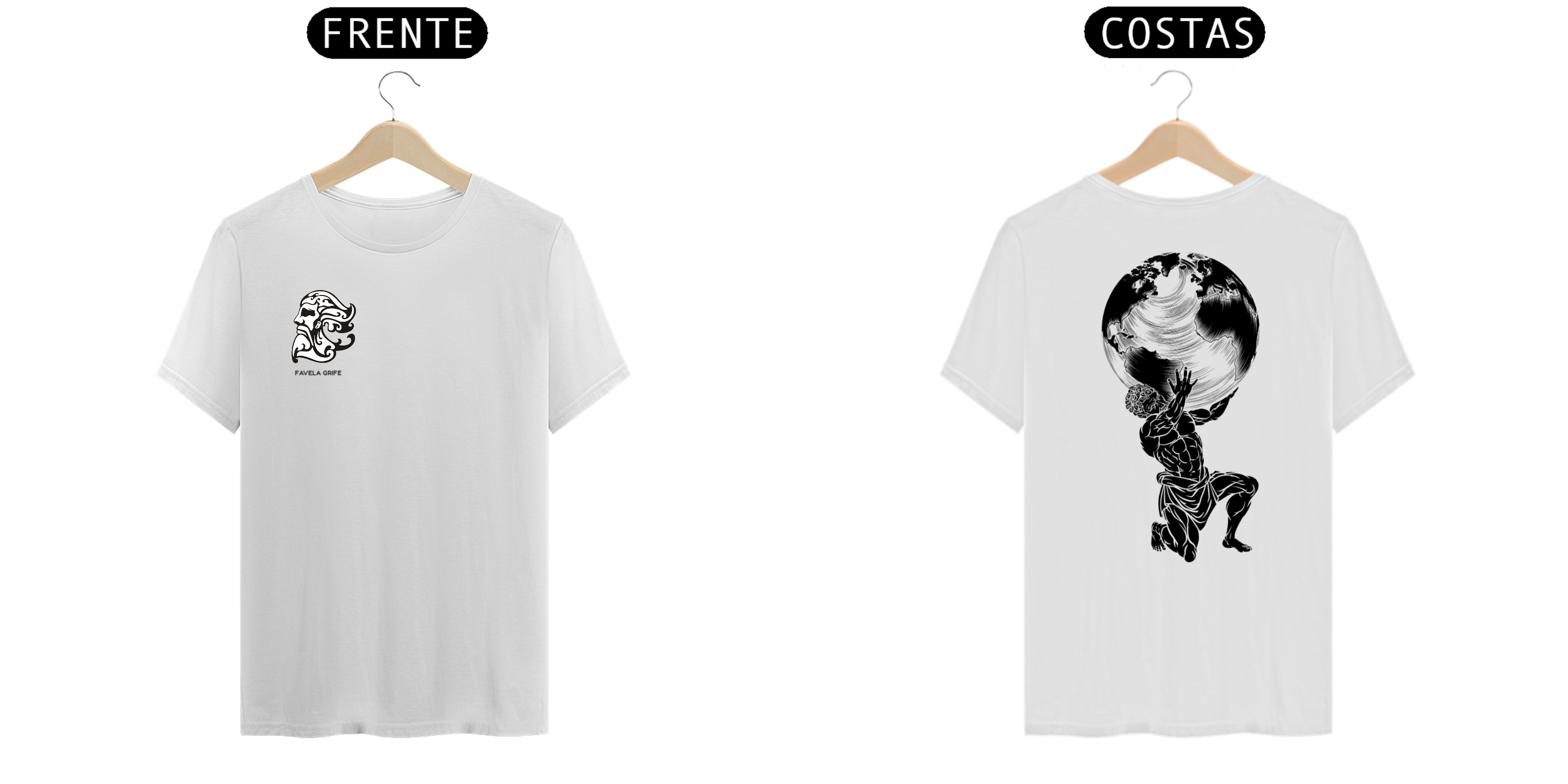 T-Shirt Favela Grife Zeus