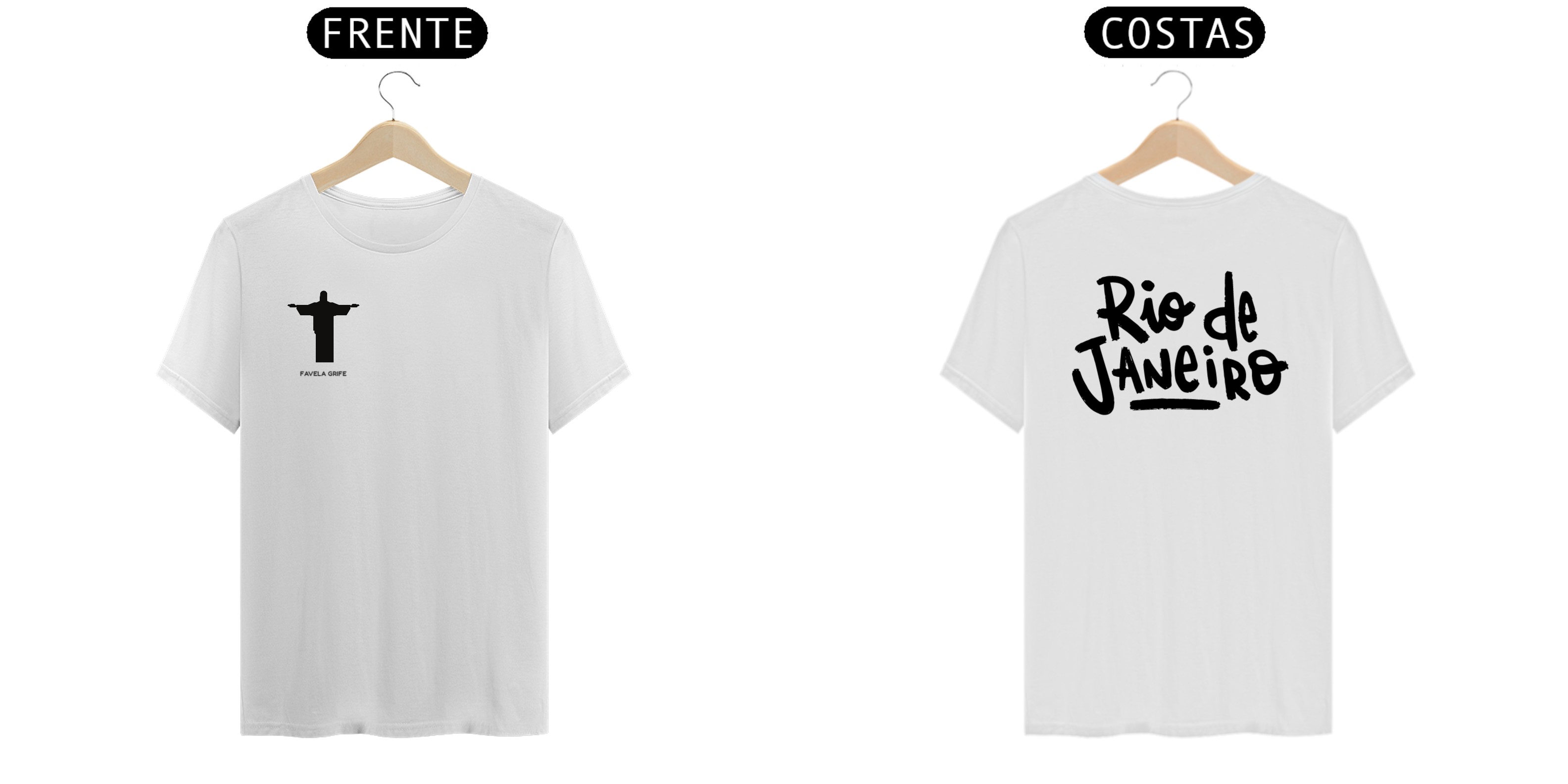 T-Shirt Favela Grife Rio de Janeiro