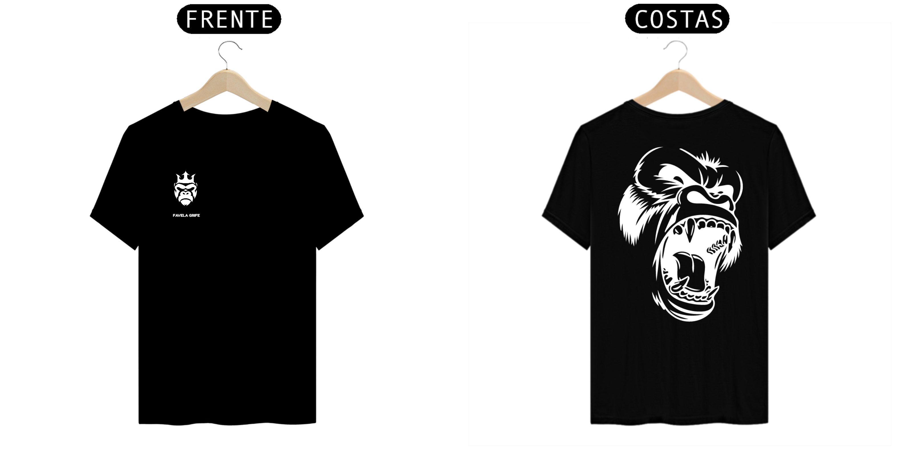 T-Shirt Favela Grife KingMonkey