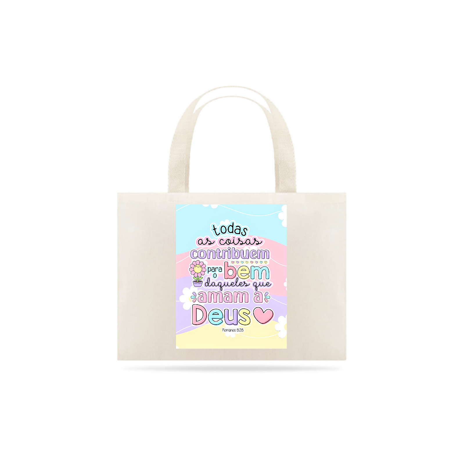 ROMANOS 8:28 - BOLSA -  ECO SUSTENTÁVEL