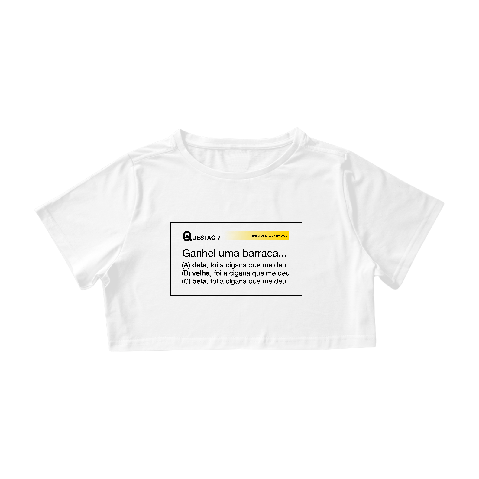 Nome do produto  Enem de Macumba_Cropped