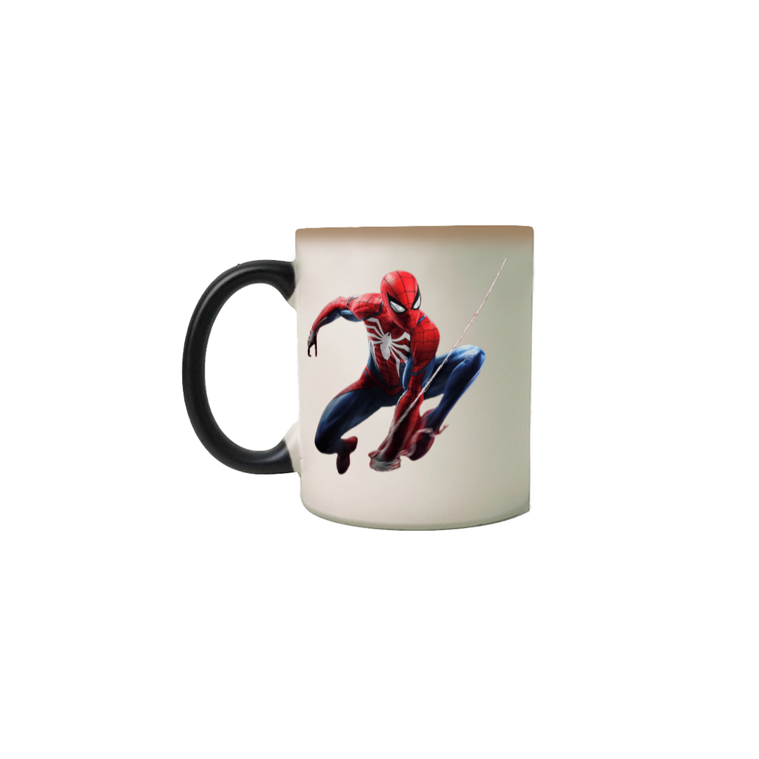 Caneca mágica do homem aranha