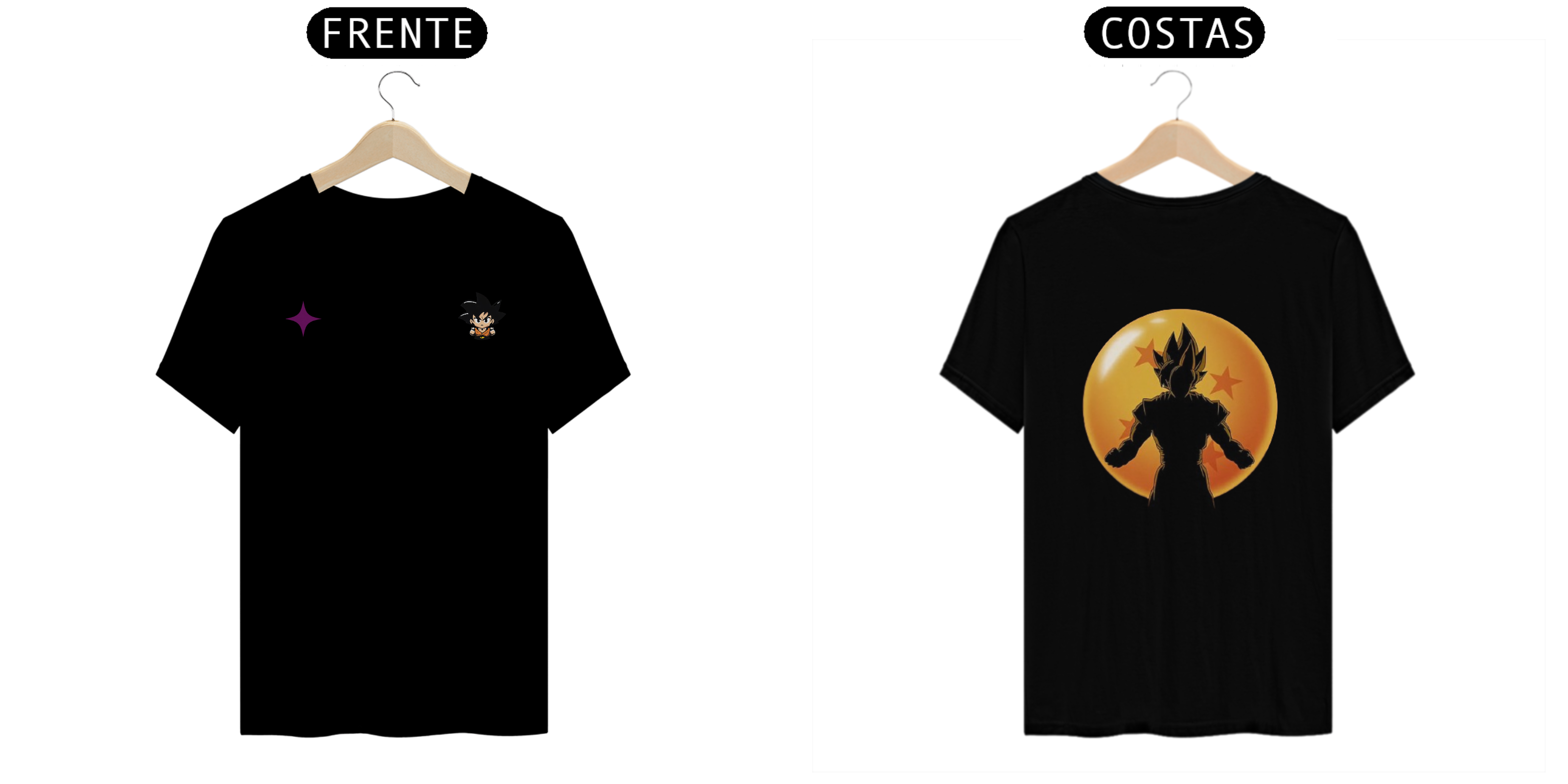 Camiseta infantil: goku Saiyajin 