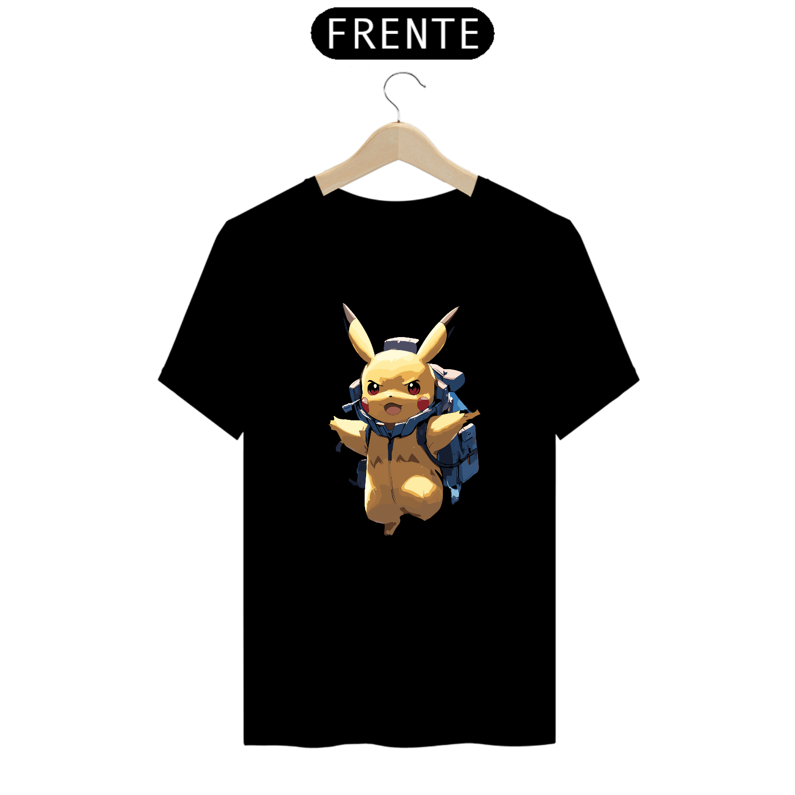 Camiseta do Pikachu astronauta