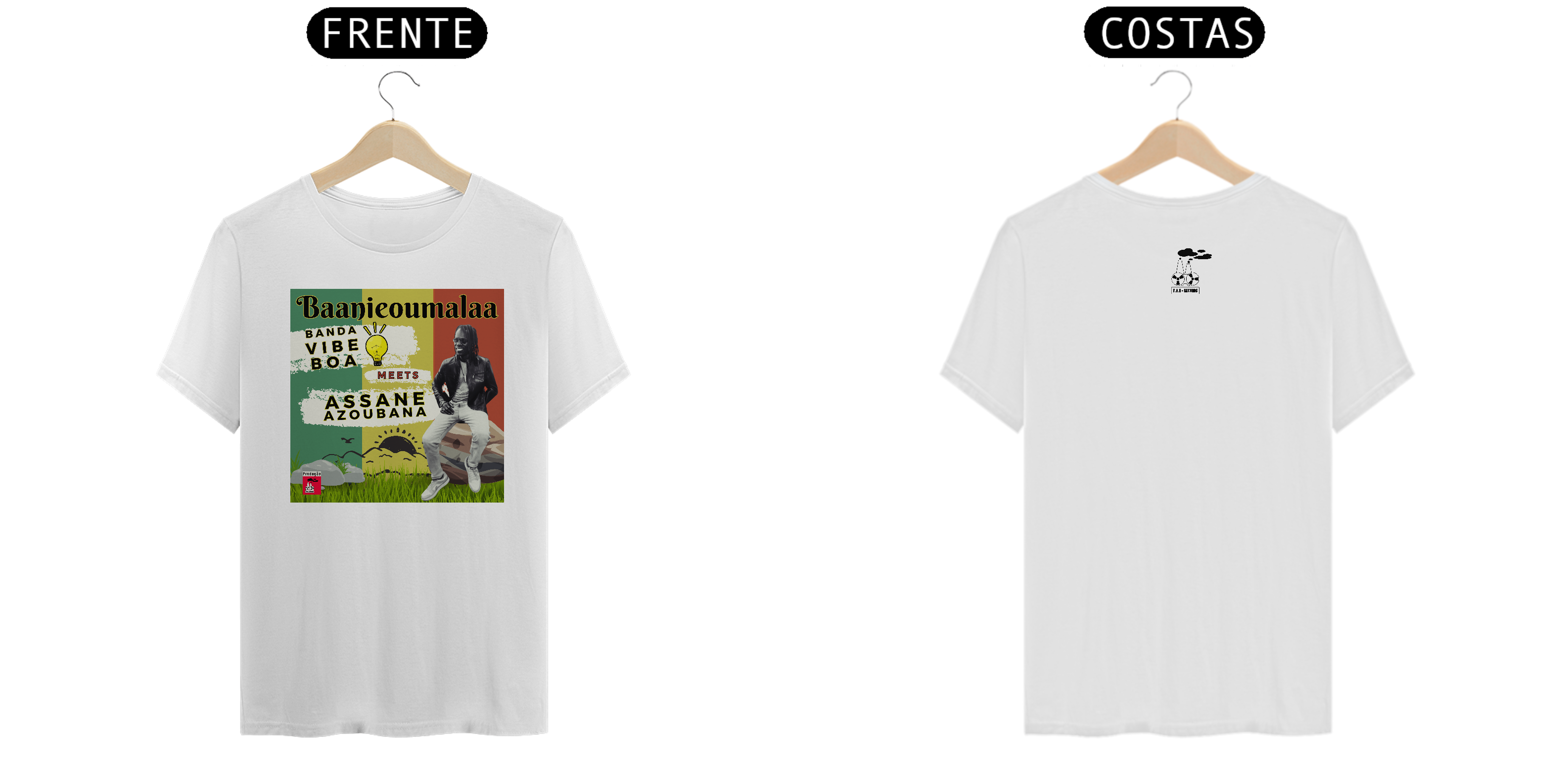 Camiseta Banda Vibe Boa Meets Assane Azoubana