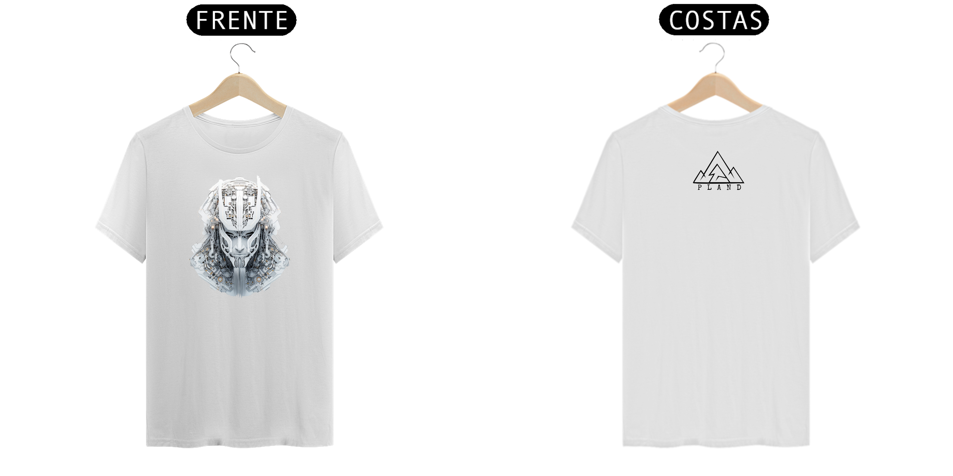 Camisa White Robot
