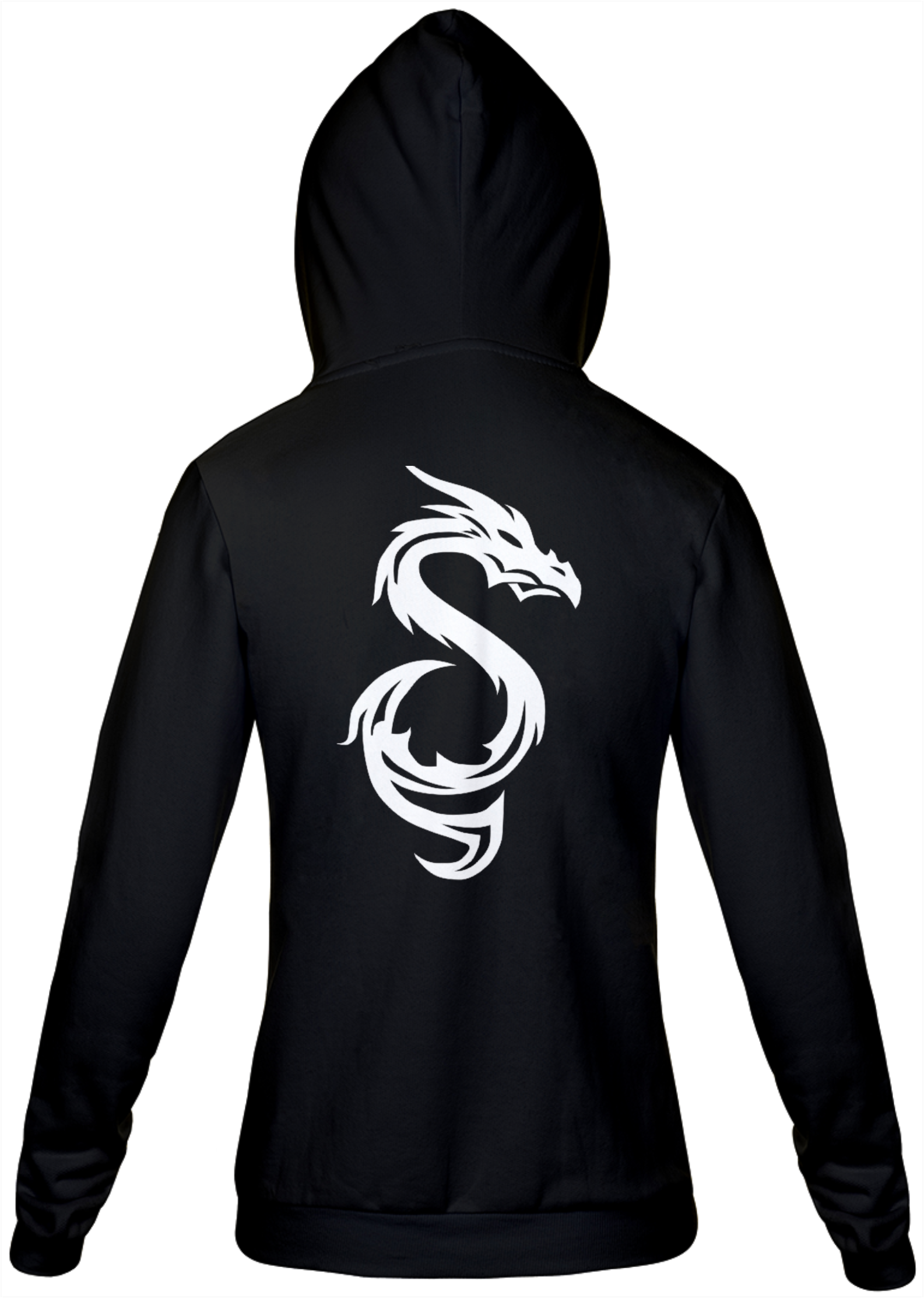 Moletom Com Zíper Unissex Estampa Dragão