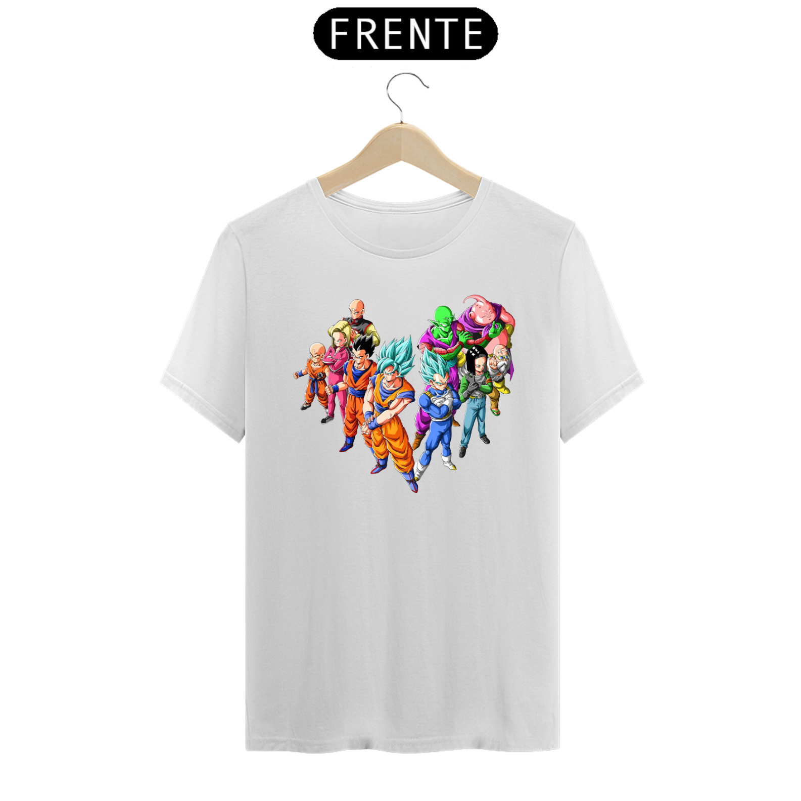 Camiseta personagens do anime Dragon Ball