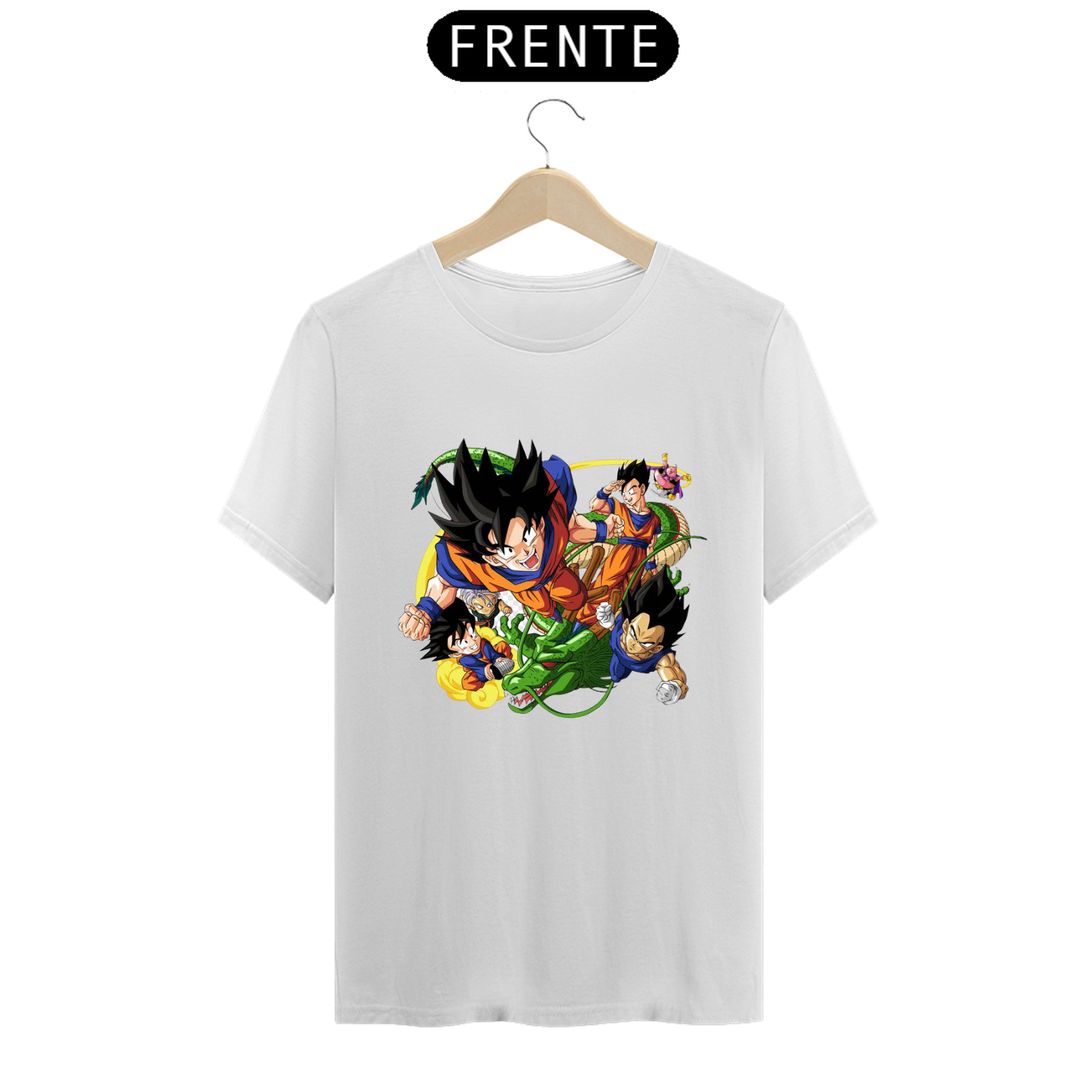 Camiseta personagens do anime Dragon Ball