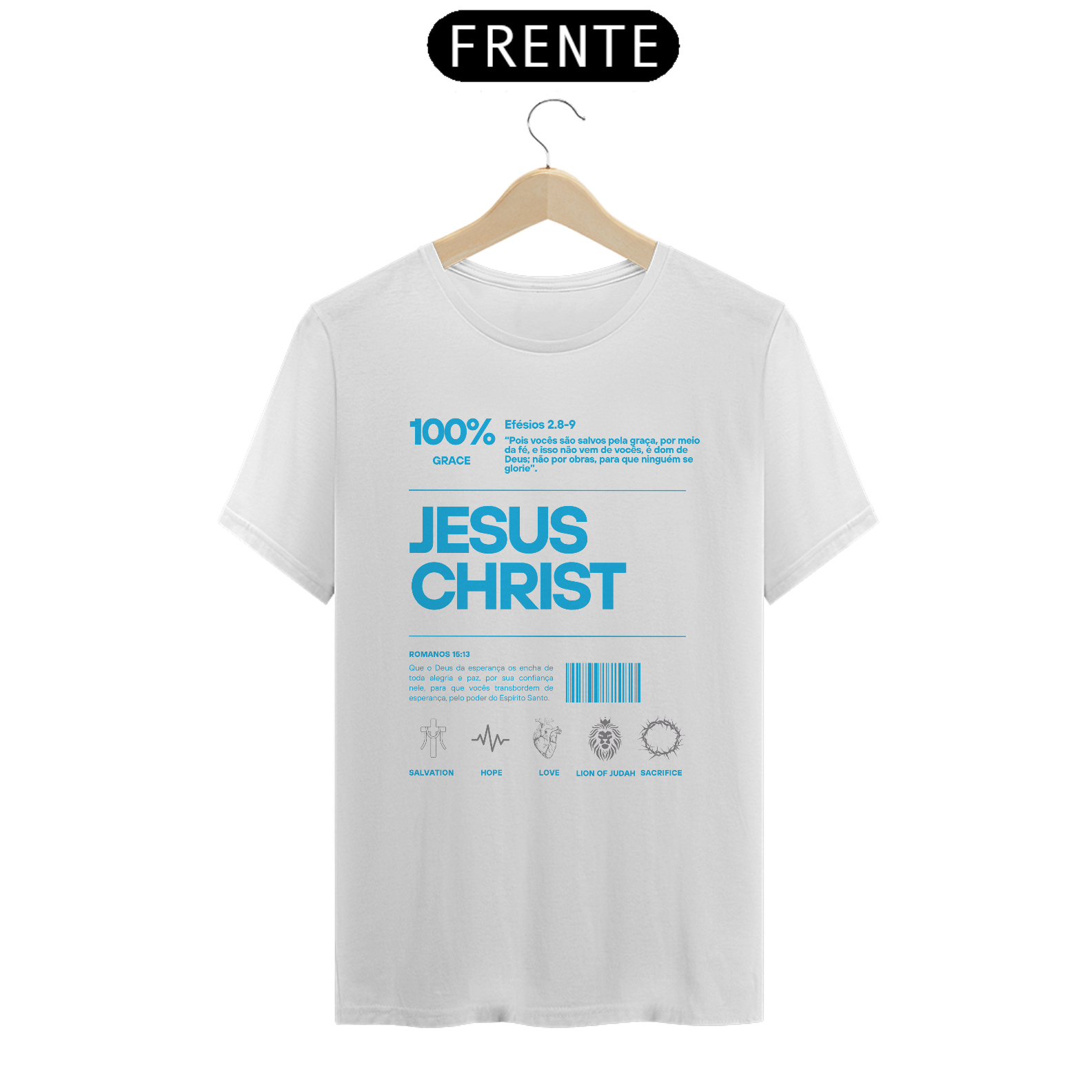 Nome do produto: CAMISETA JESUS CHRIST