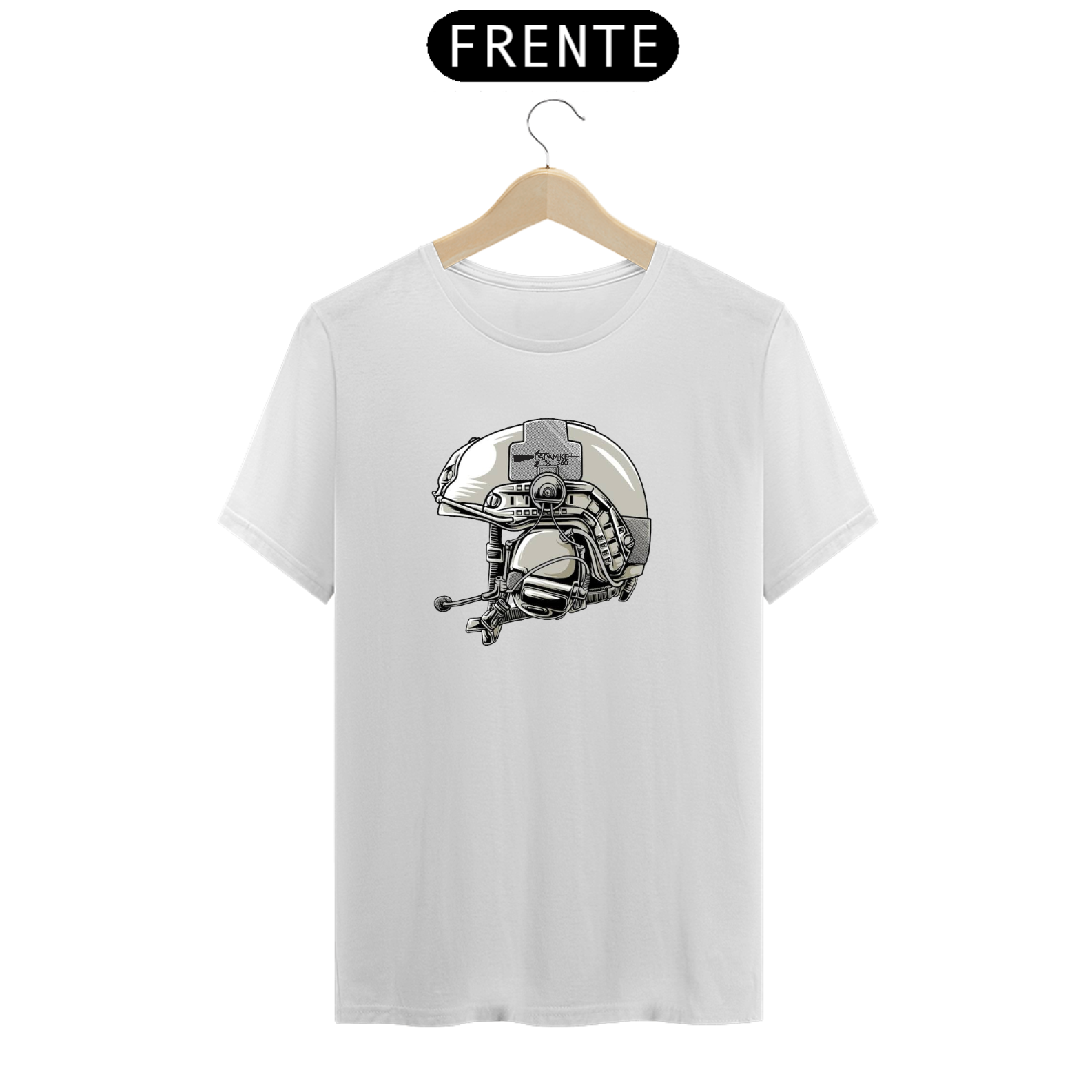 Nome do produto: T-SHIRT CAPACETE TÁTICO