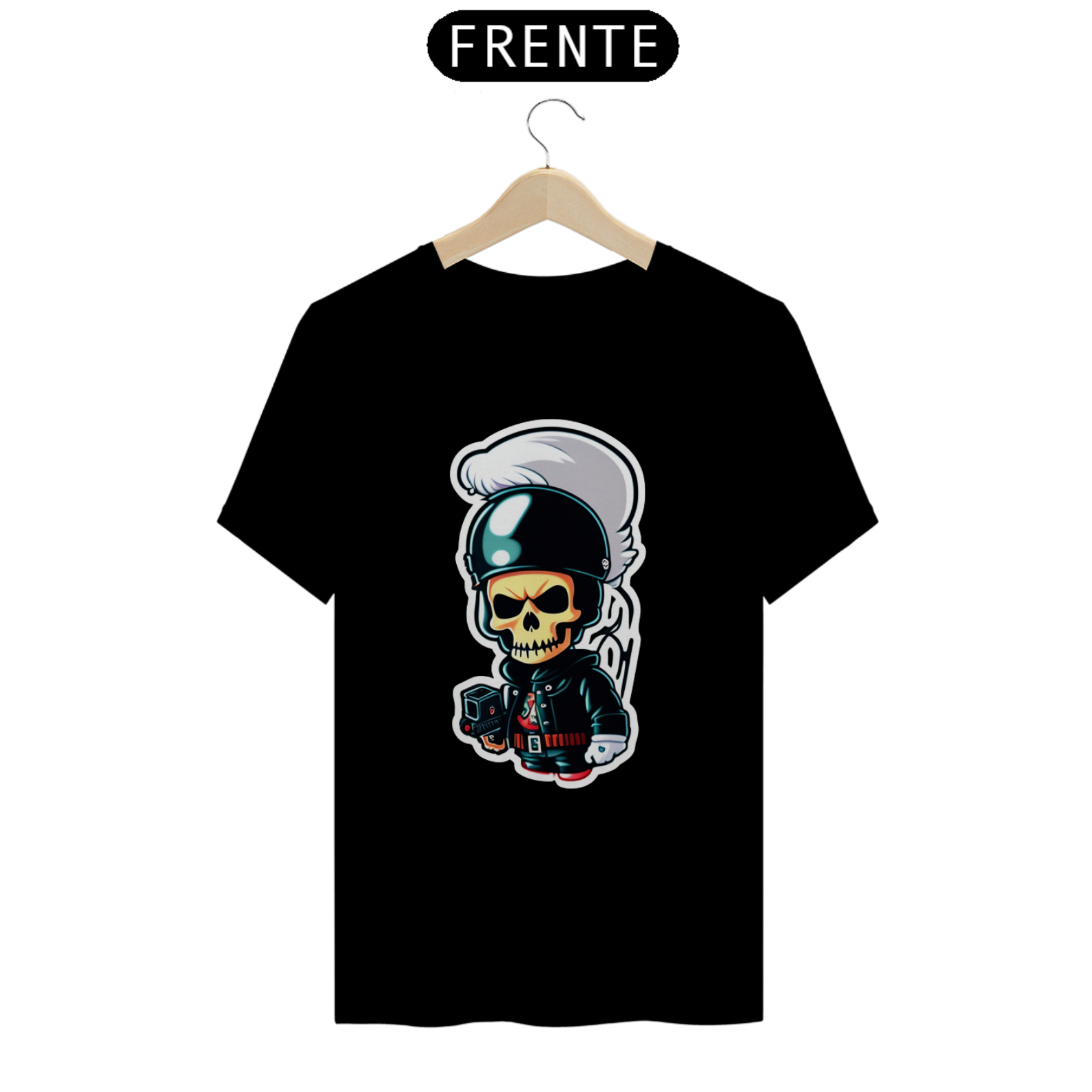 Camiseta Cartoon Skull
