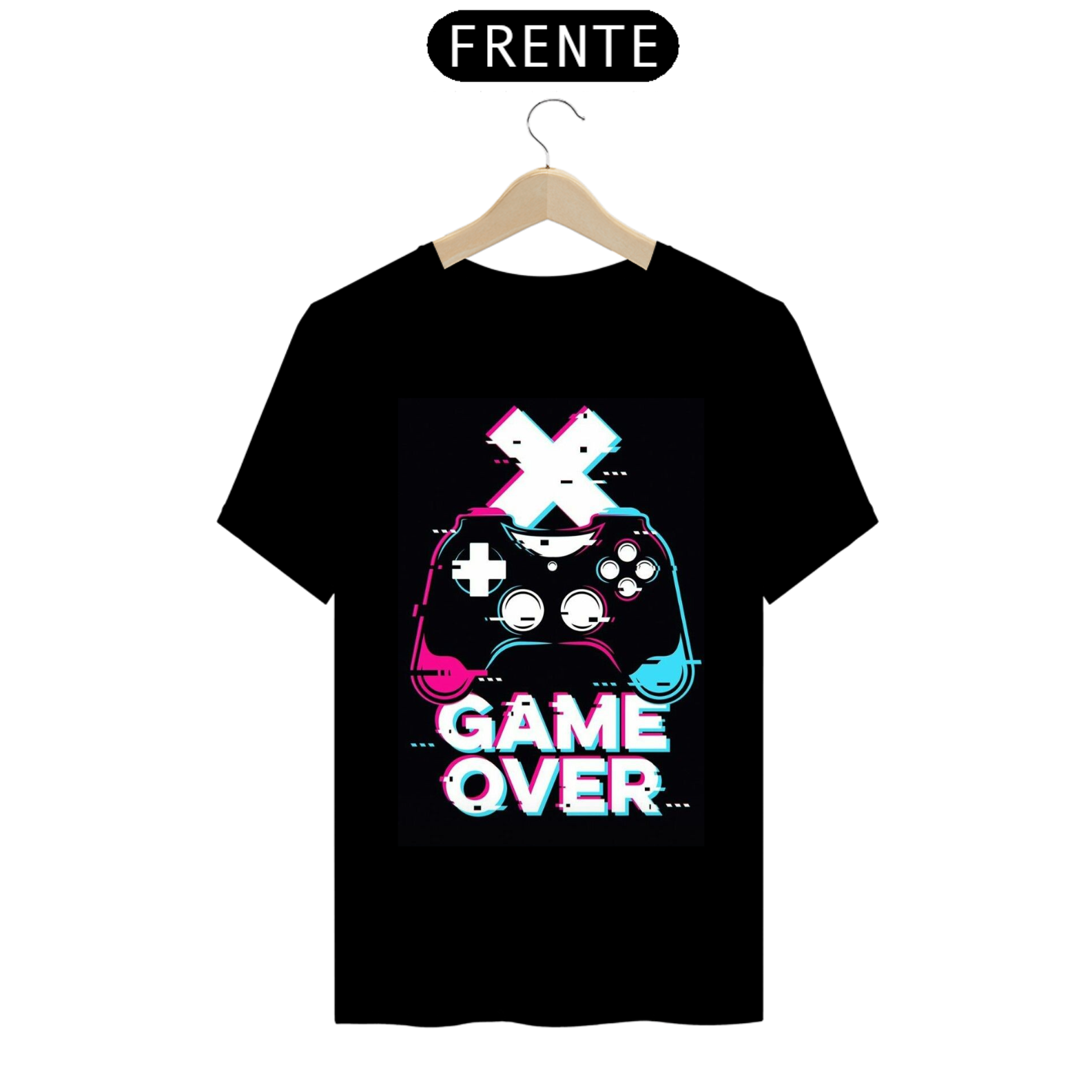 Nome do produto  Camiseta Game Over Premium
