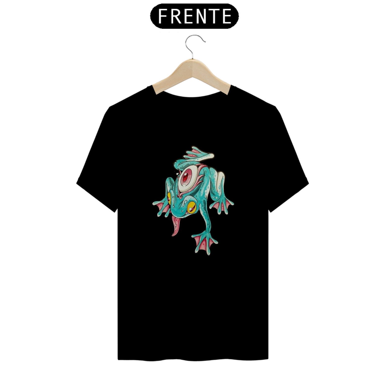 Nome do produto  Camiseta Alien Frog