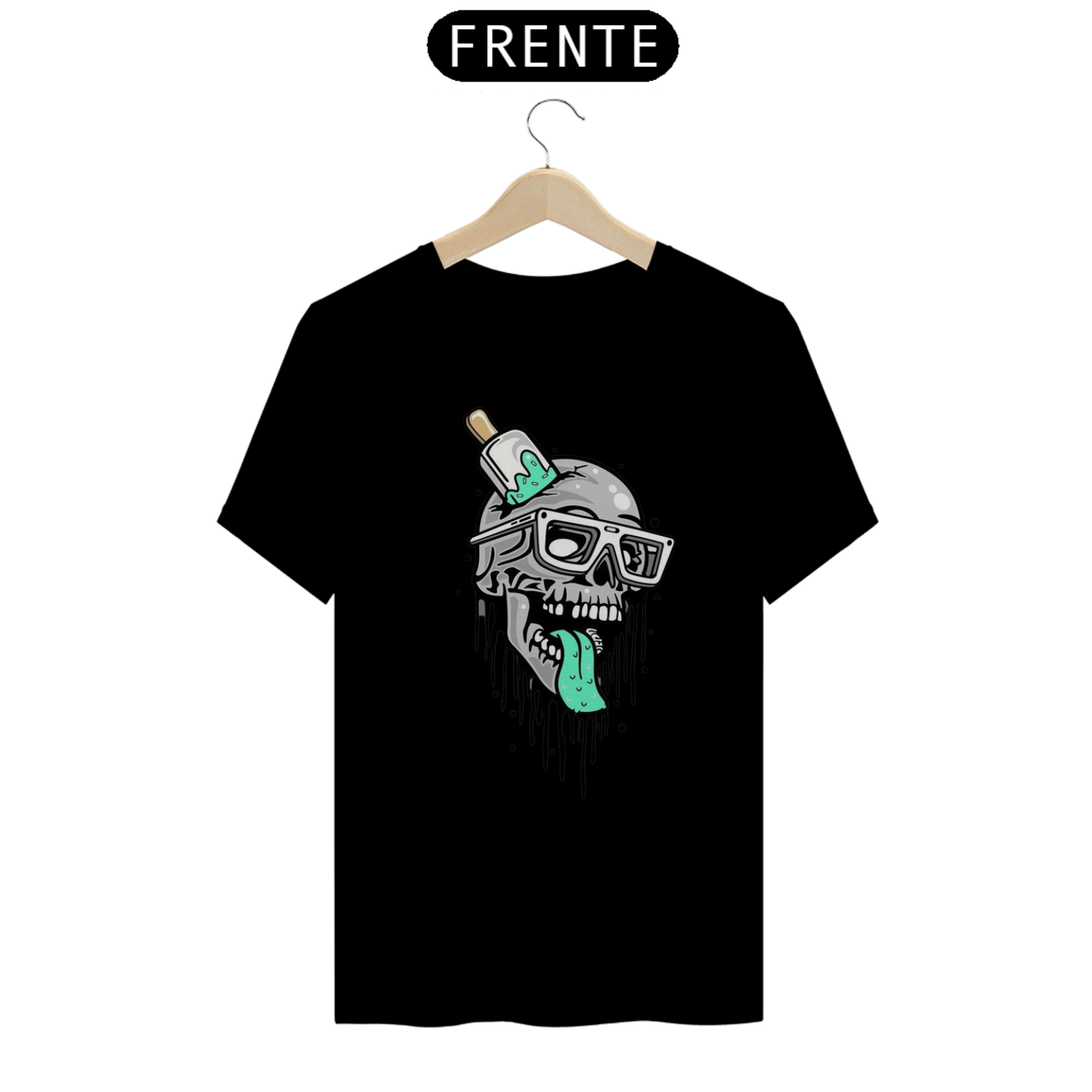 Nome do produto  Camiseta Crazy Skull