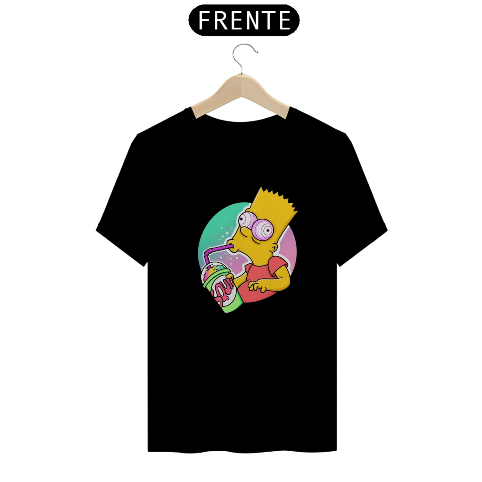 Nome do produto  Camiseta Bart Simpsom
