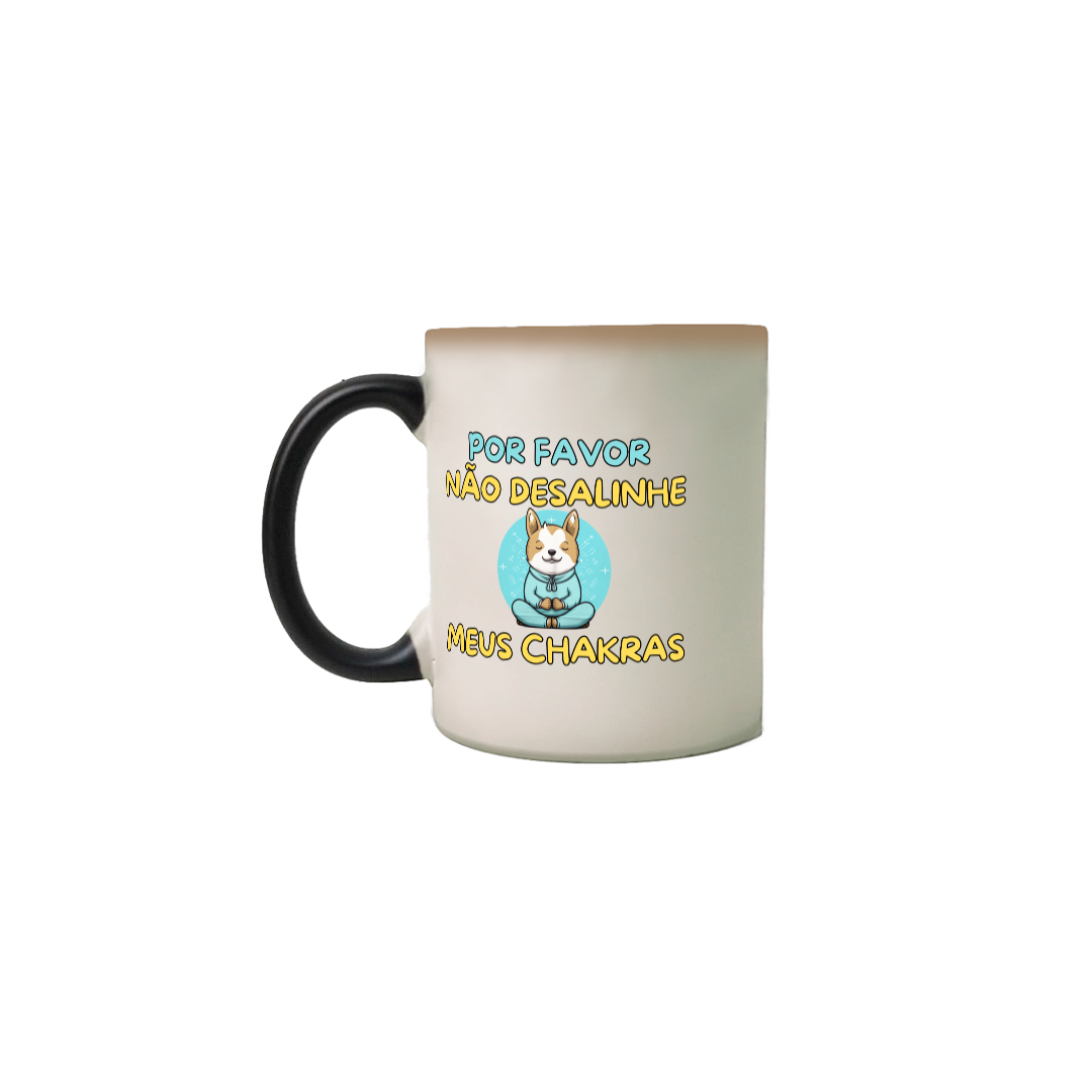 Caneca Mágica Chakras Dog