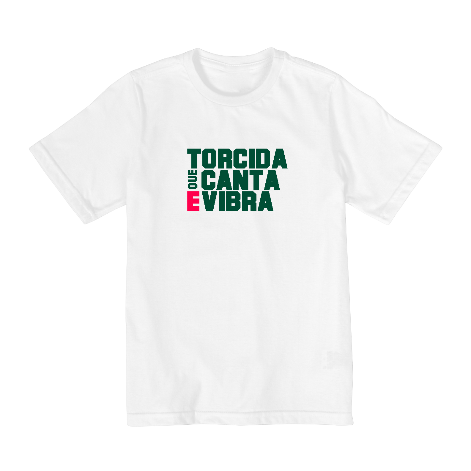 Camiseta Torcida que Canta e Vibra Infantil